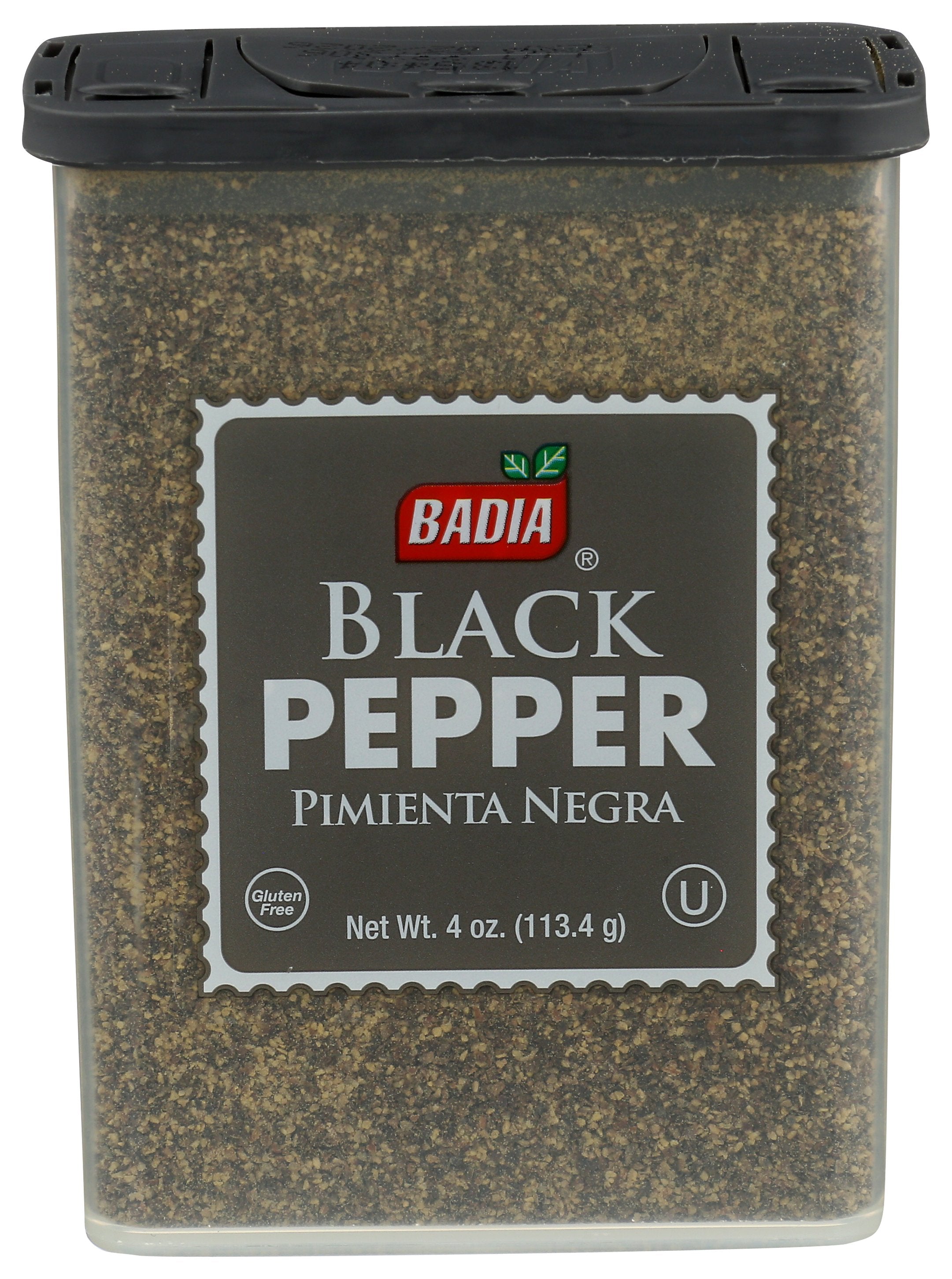 BADIA PEPPER BLACK GRND - Case of 12 [Black Pepper - 4 OZ]