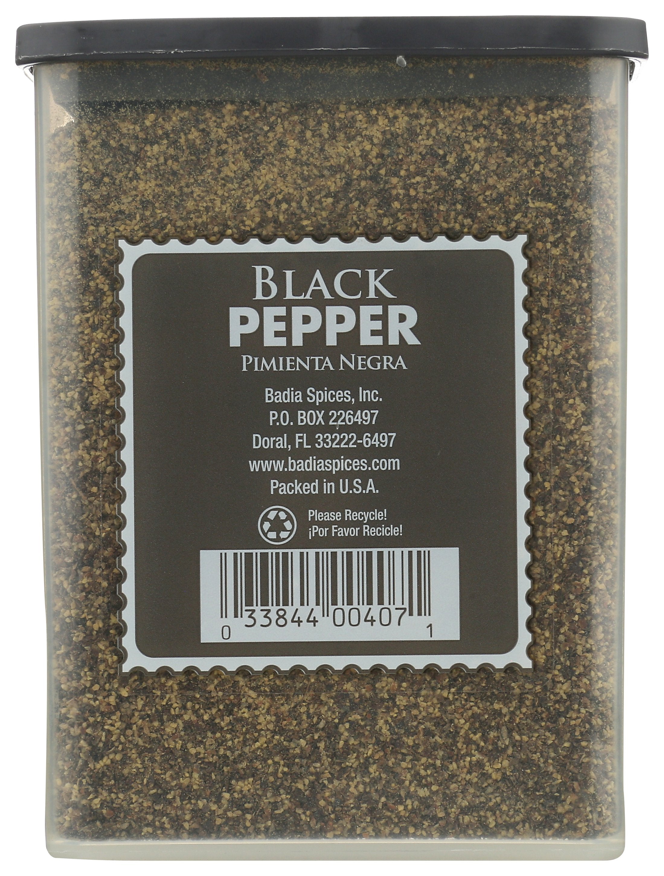 BADIA PEPPER BLACK GRND - Case of 12 [Black Pepper - 4 OZ]