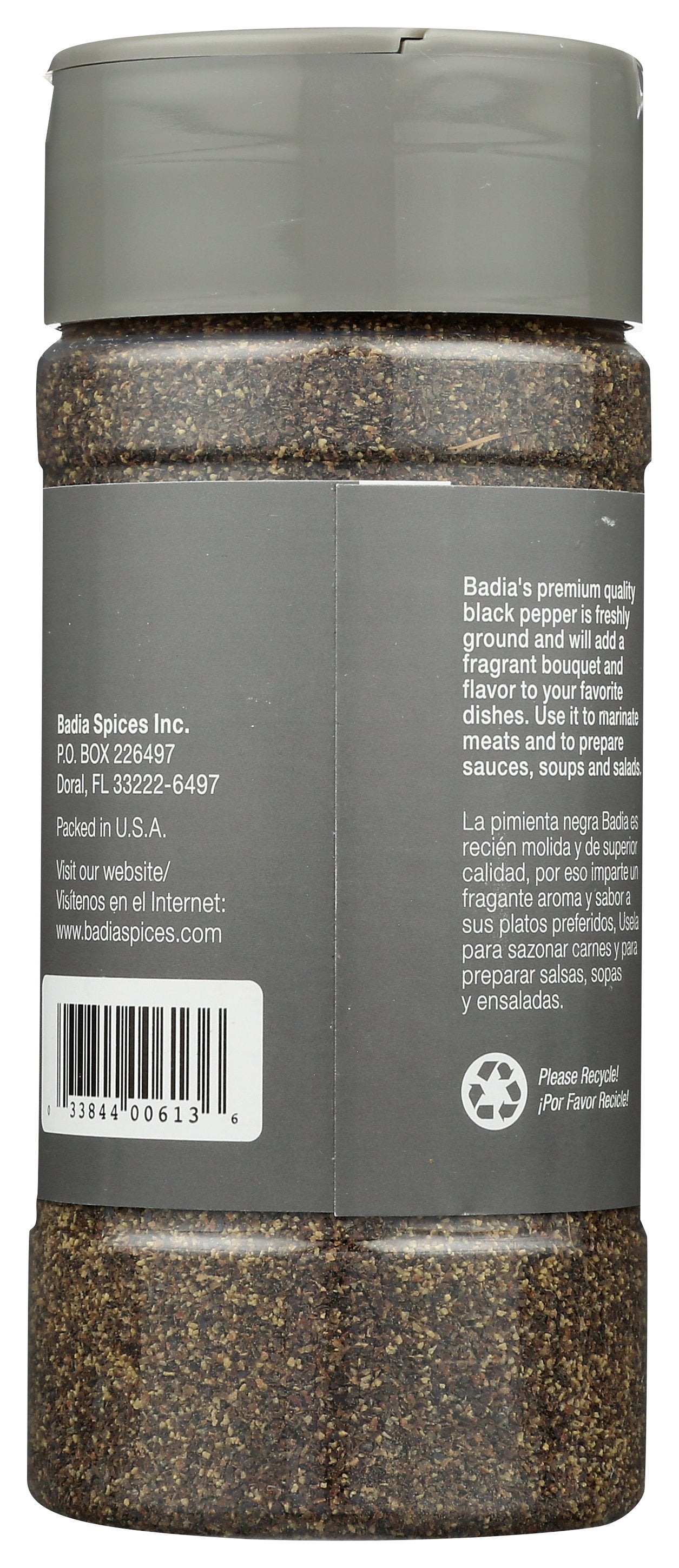 BADIA PEPPER BLACK GRND - Case of 12 [PEPPER BLACK GRND - 7 OZ]