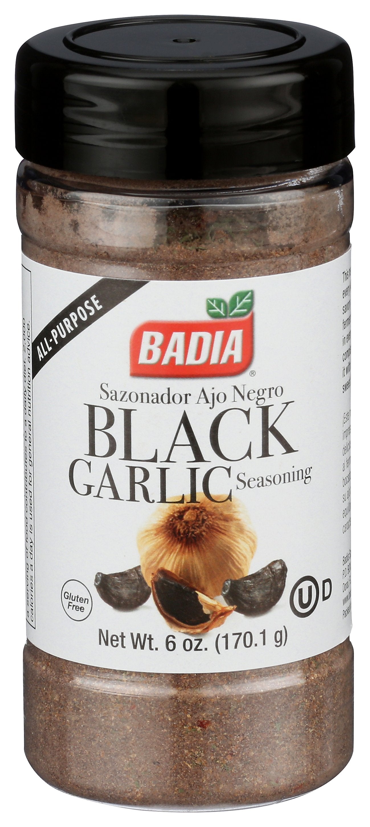 BADIA SEASONING GARLIC BLACK - Case of 6