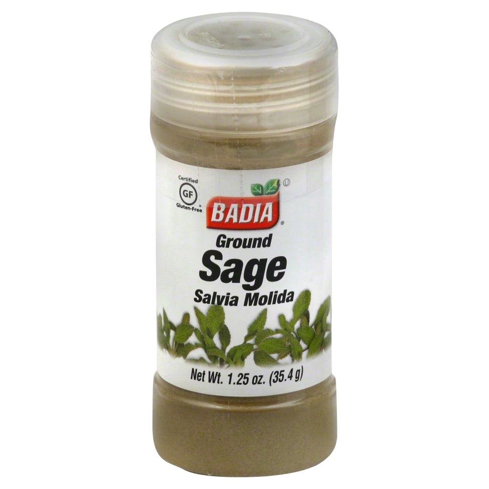 Badia Sage Ground - Pack of 8 - 1.25 oz