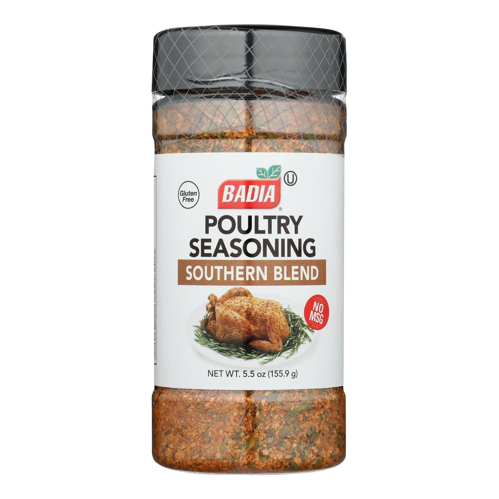 Badia Spices Southern Blend Poultry Seasoning, Southern Blend - Case of 6 - 5.5 OZ