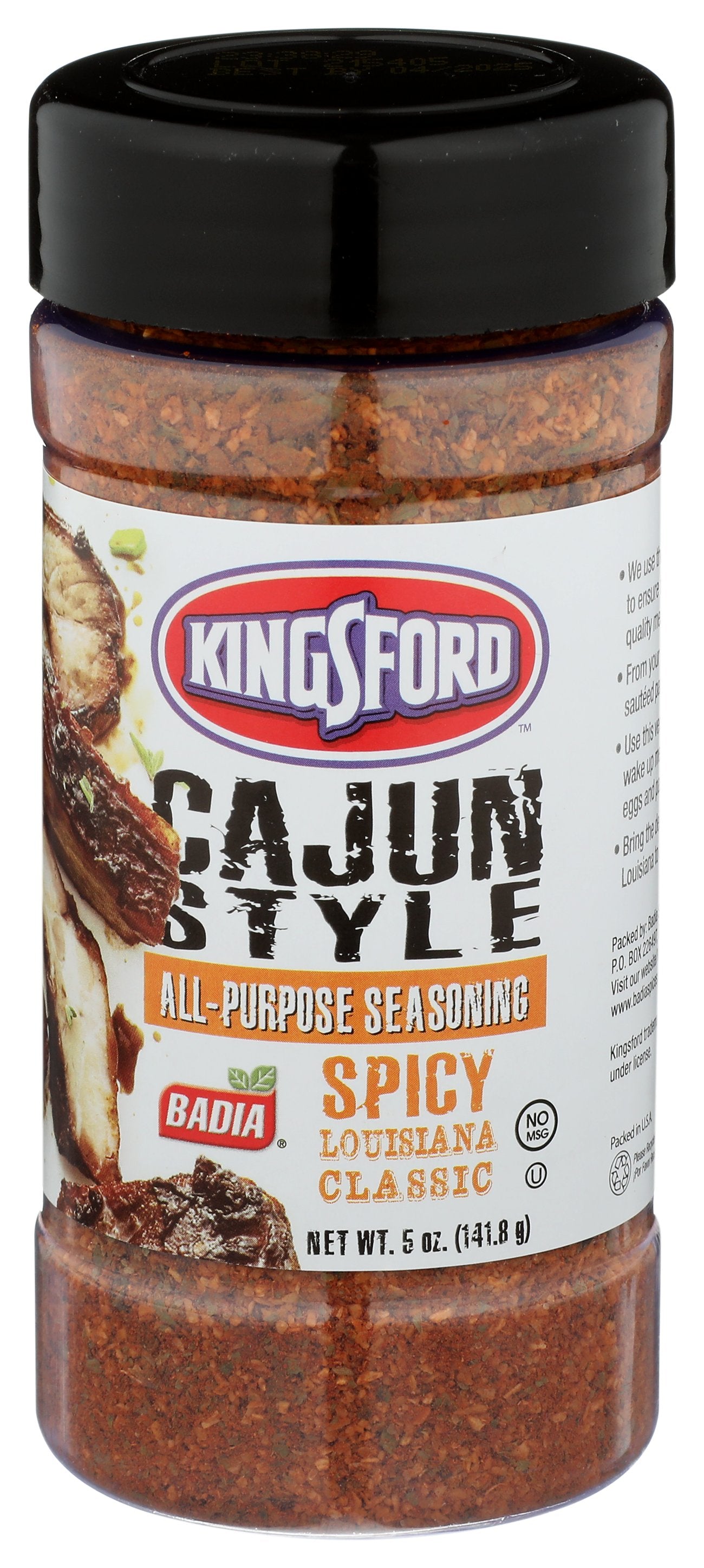 KINGSFORD SEASONING CAJUN SPICY - Case of 6