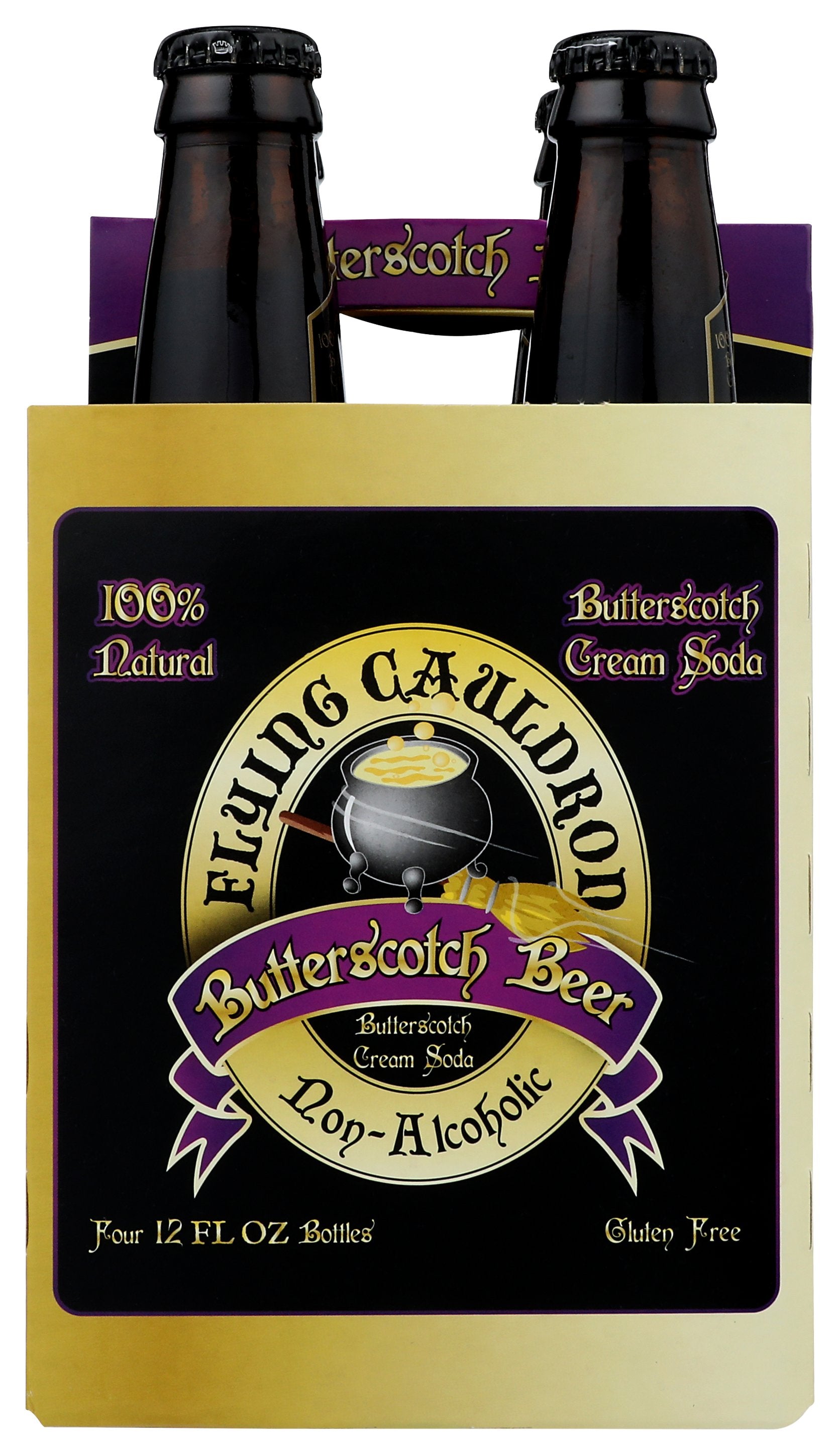 FLYING CAULDRON SODA BTTRSCTCH BREW 4PK - Case of 6