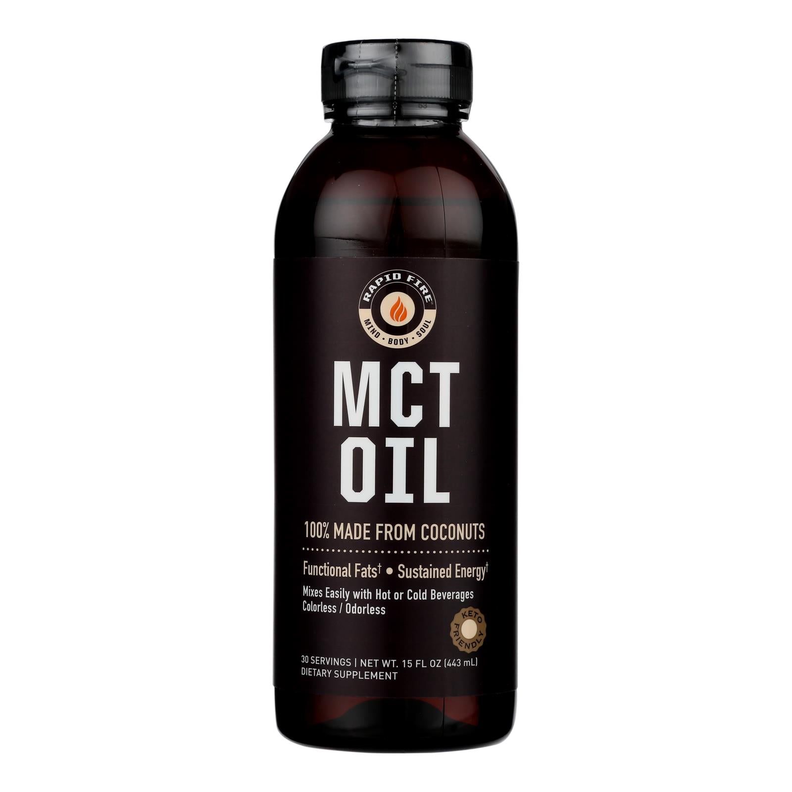 Rapid Fire - Mct Oil 100% Coconut - 1 Each-15 Fz