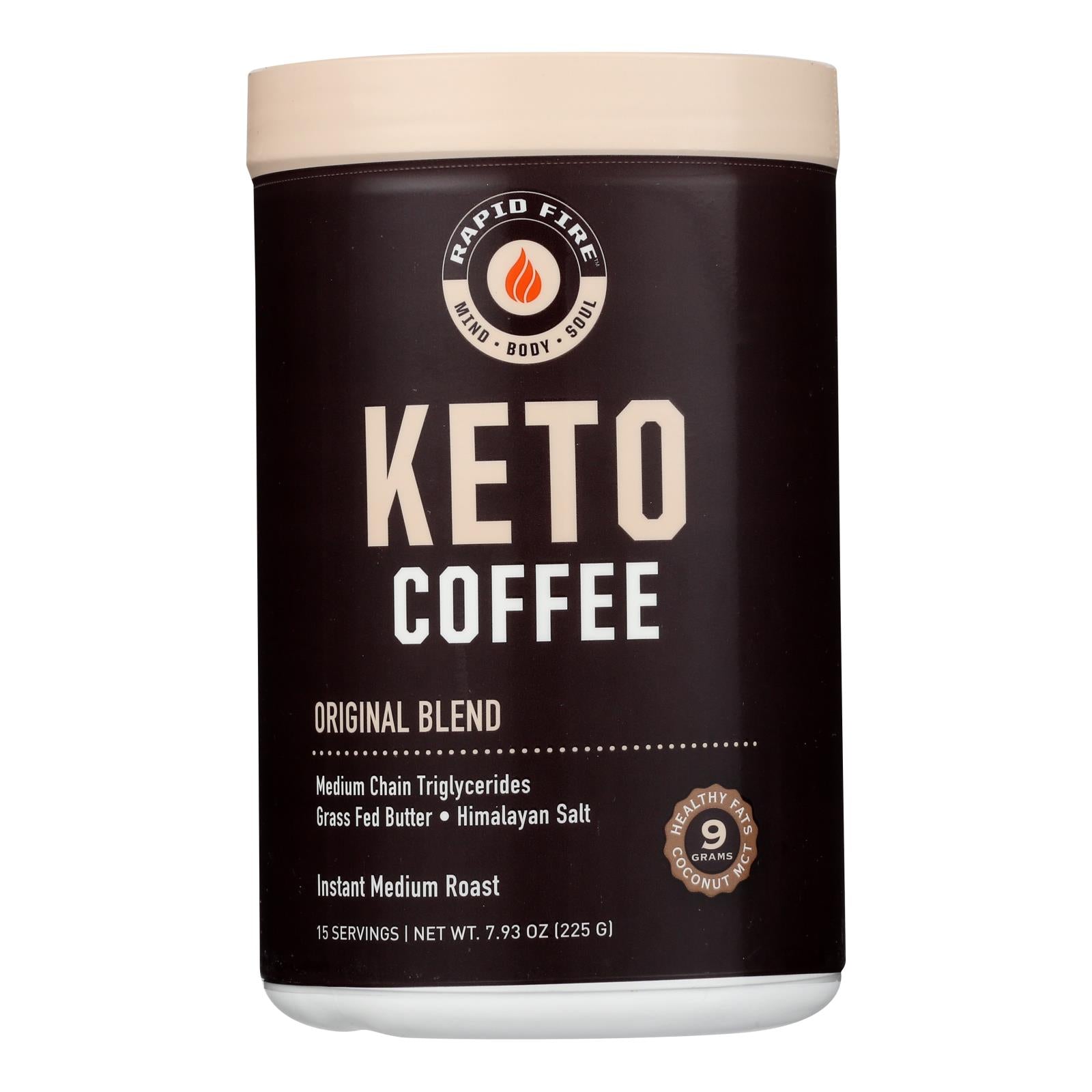 Rapid Fire - Coffee Keto Canstr Original - 1 Each-7.93 Oz