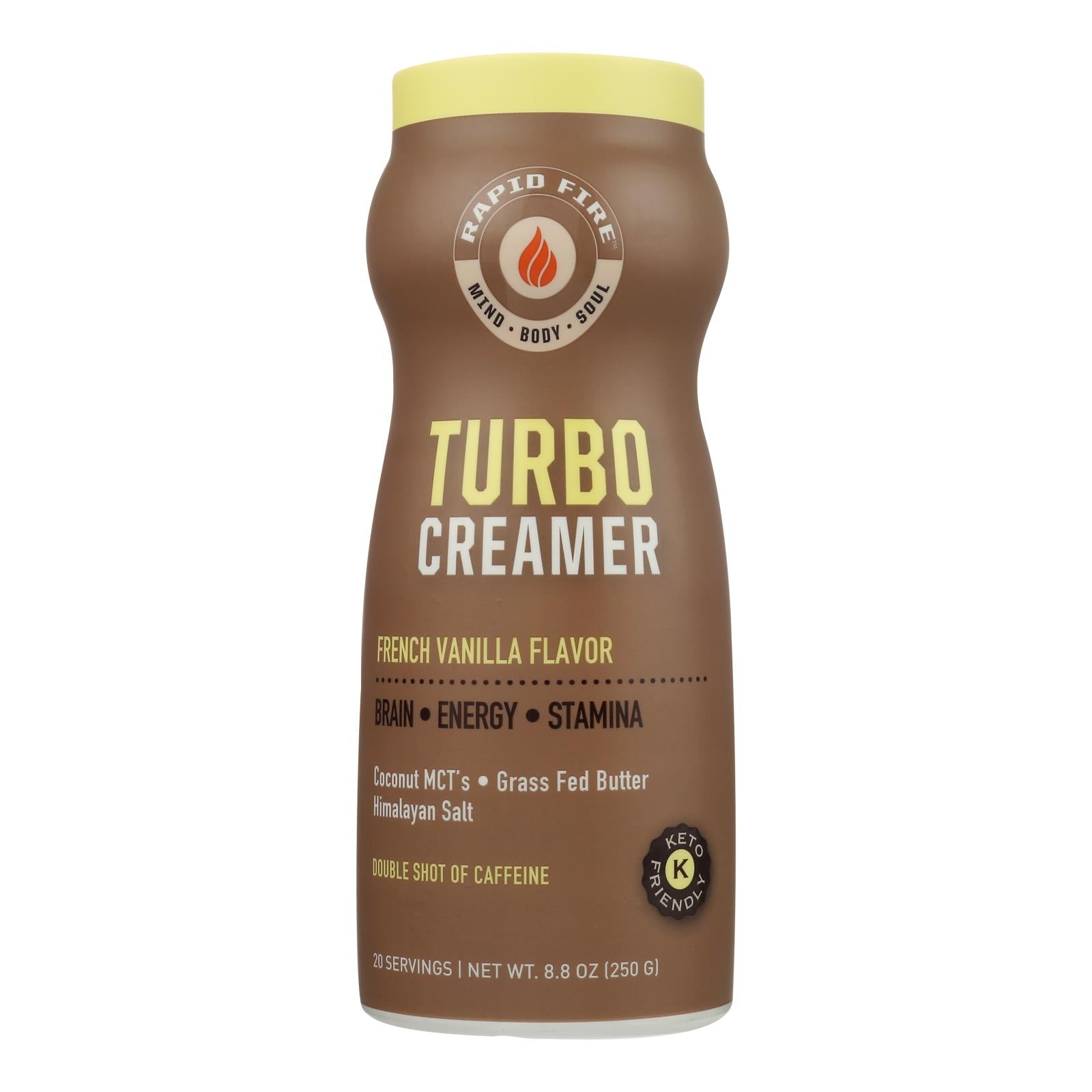 Rapid Fire - Crmr Turbo French Vanilla - 1 Each-8.5 Oz