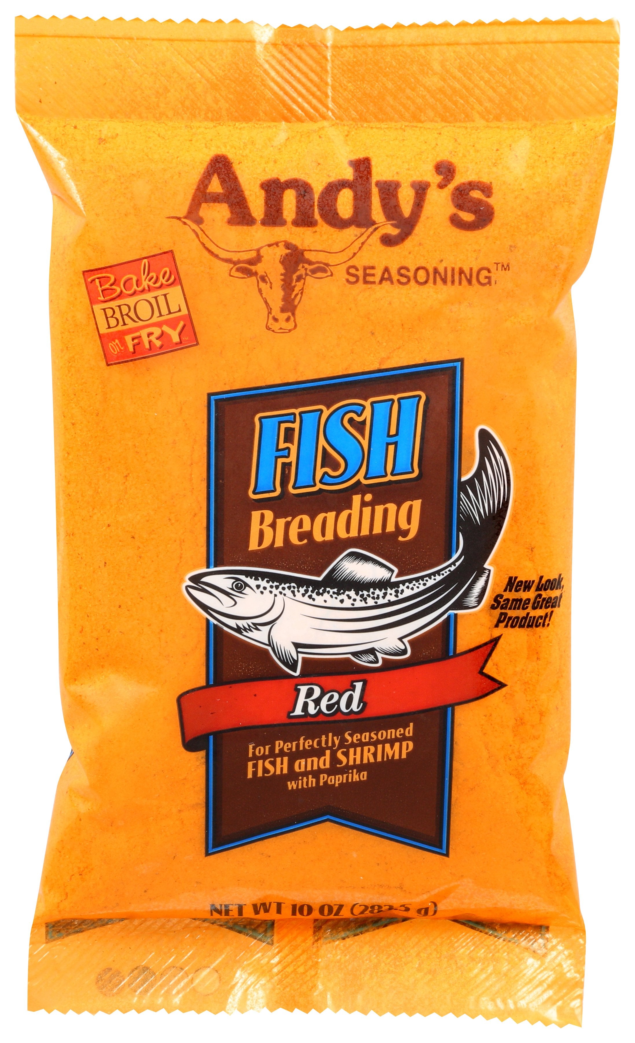 ANDYS BREADING FISH RED - Case of 6 [BREADING - 10 OZ]