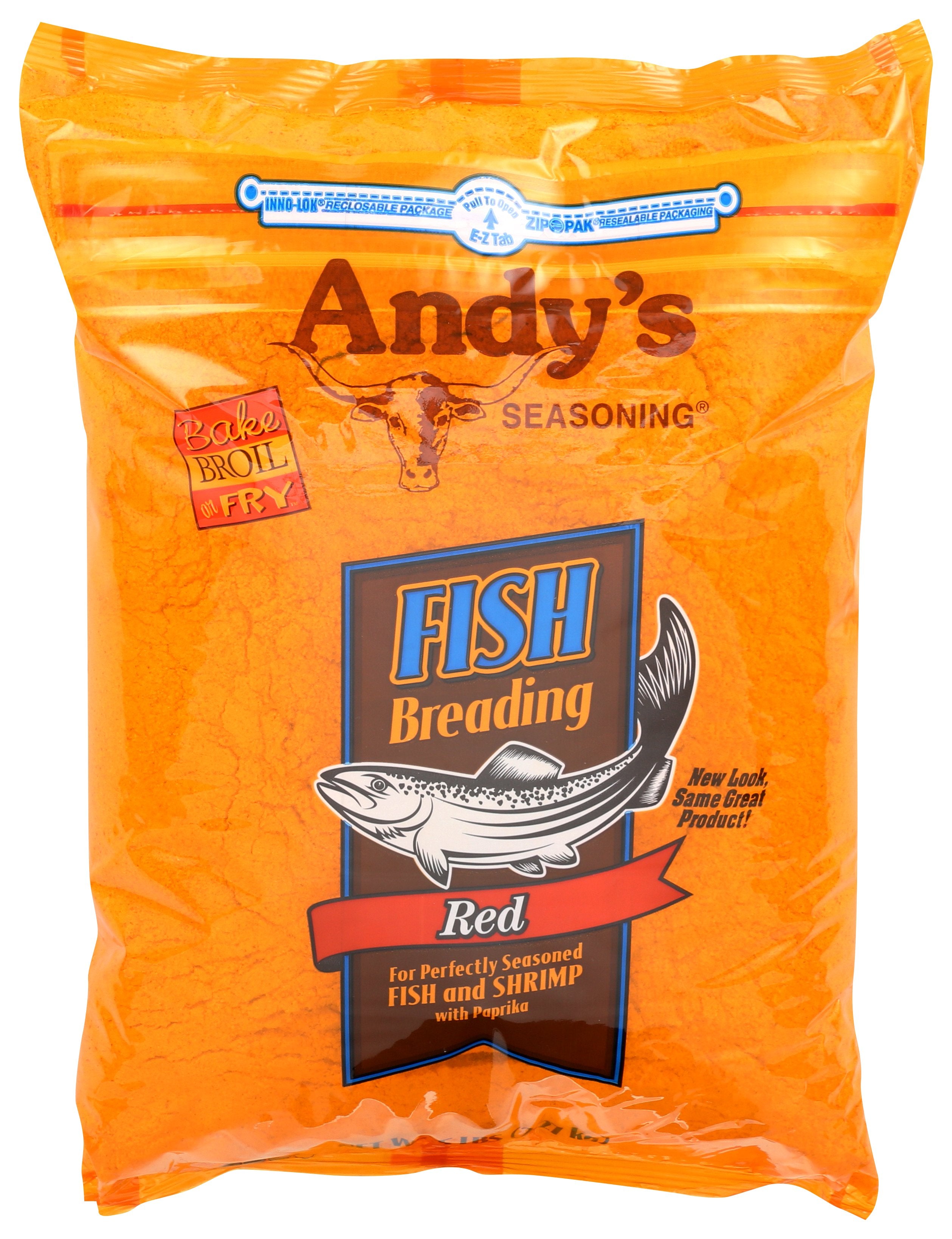 ANDYS BREADING FISH RED - Case of 6 [BREADING - 5 LB]