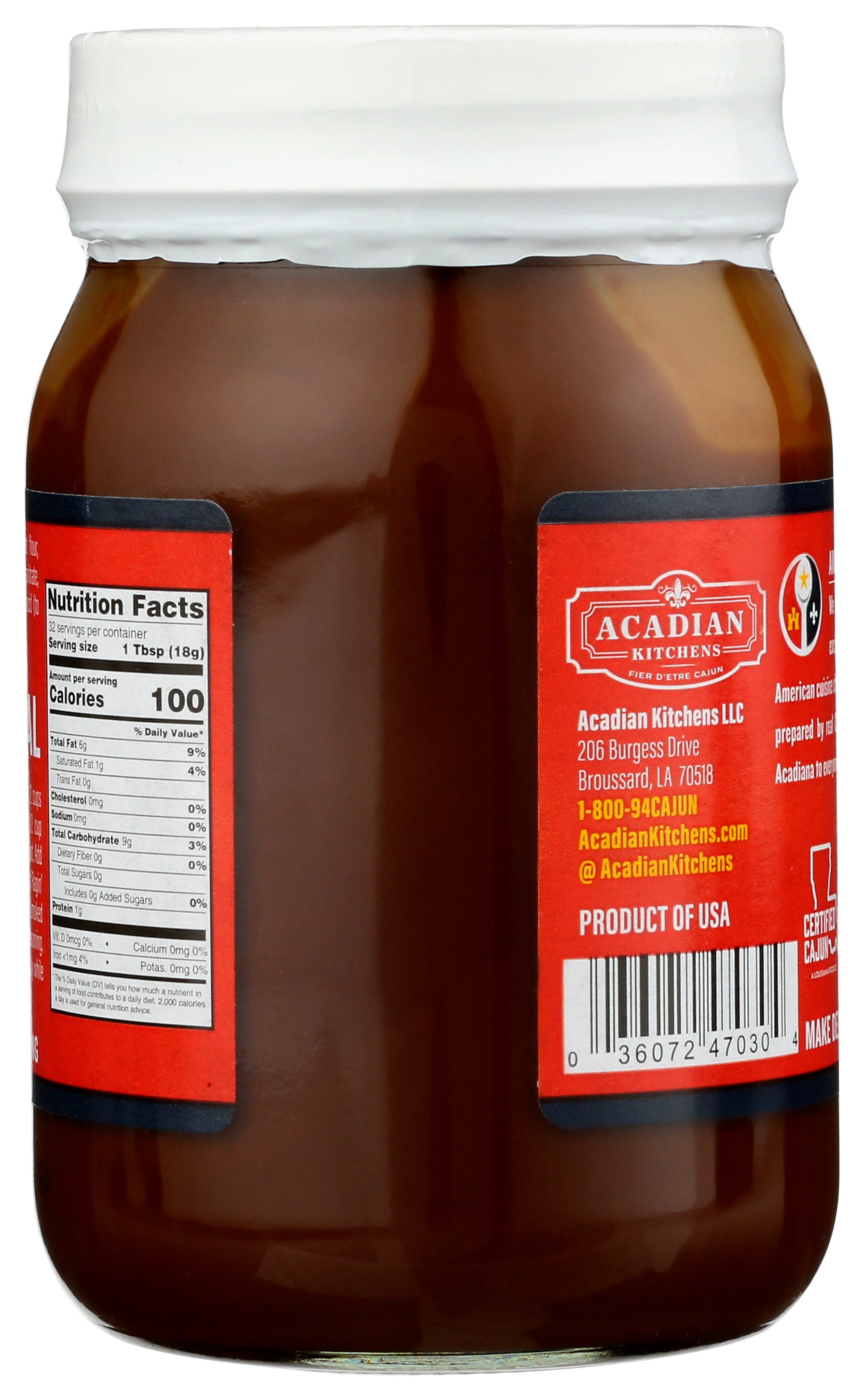 RAGIN CAJUN SAUCE DARK ROUX - Case of 12