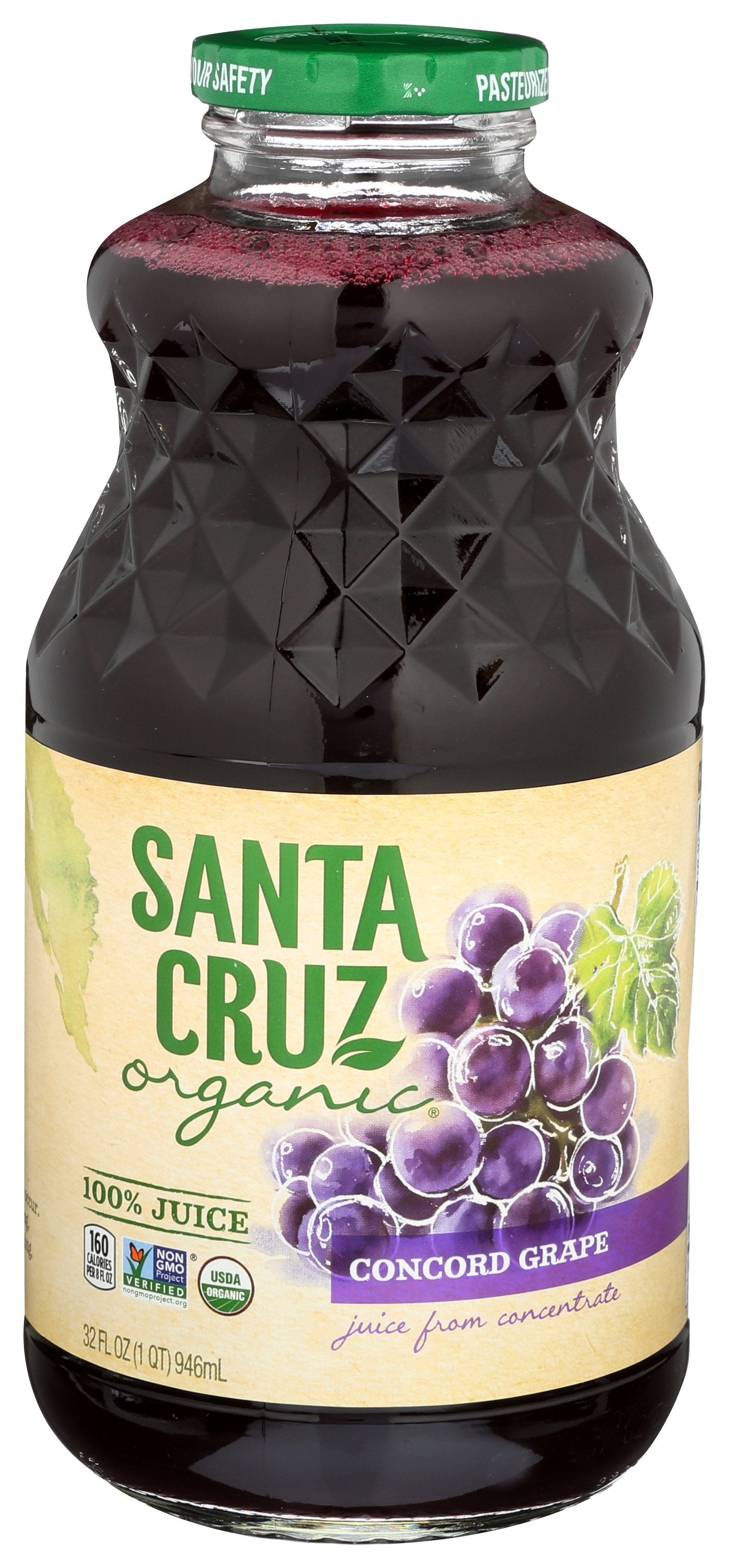 SANTA CRUZ JUICE GRAPE CONCORD - Case of 6