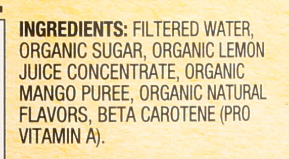 SANTA CRUZ JUICE MANGO LEMONADE - Case of 6