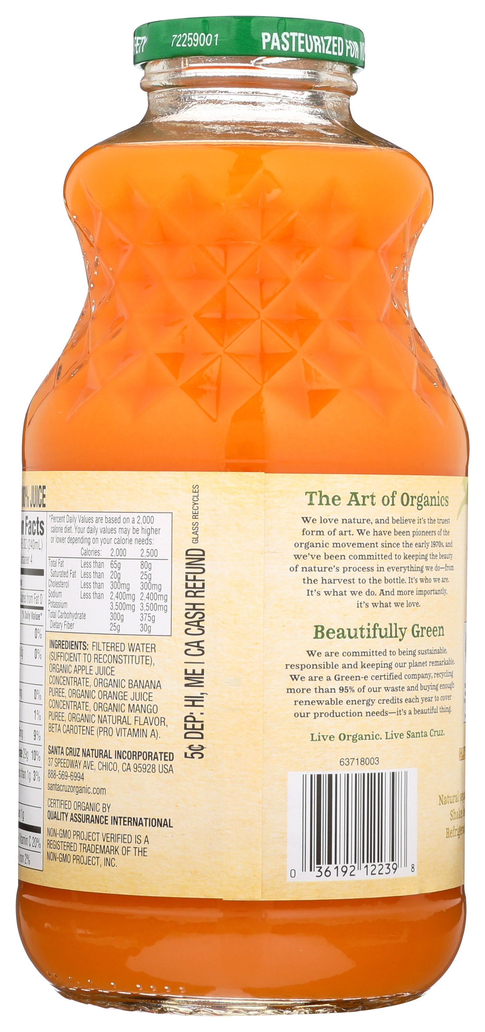 SANTA CRUZ JUICE ORANGE MANGO ORG - Case of 6