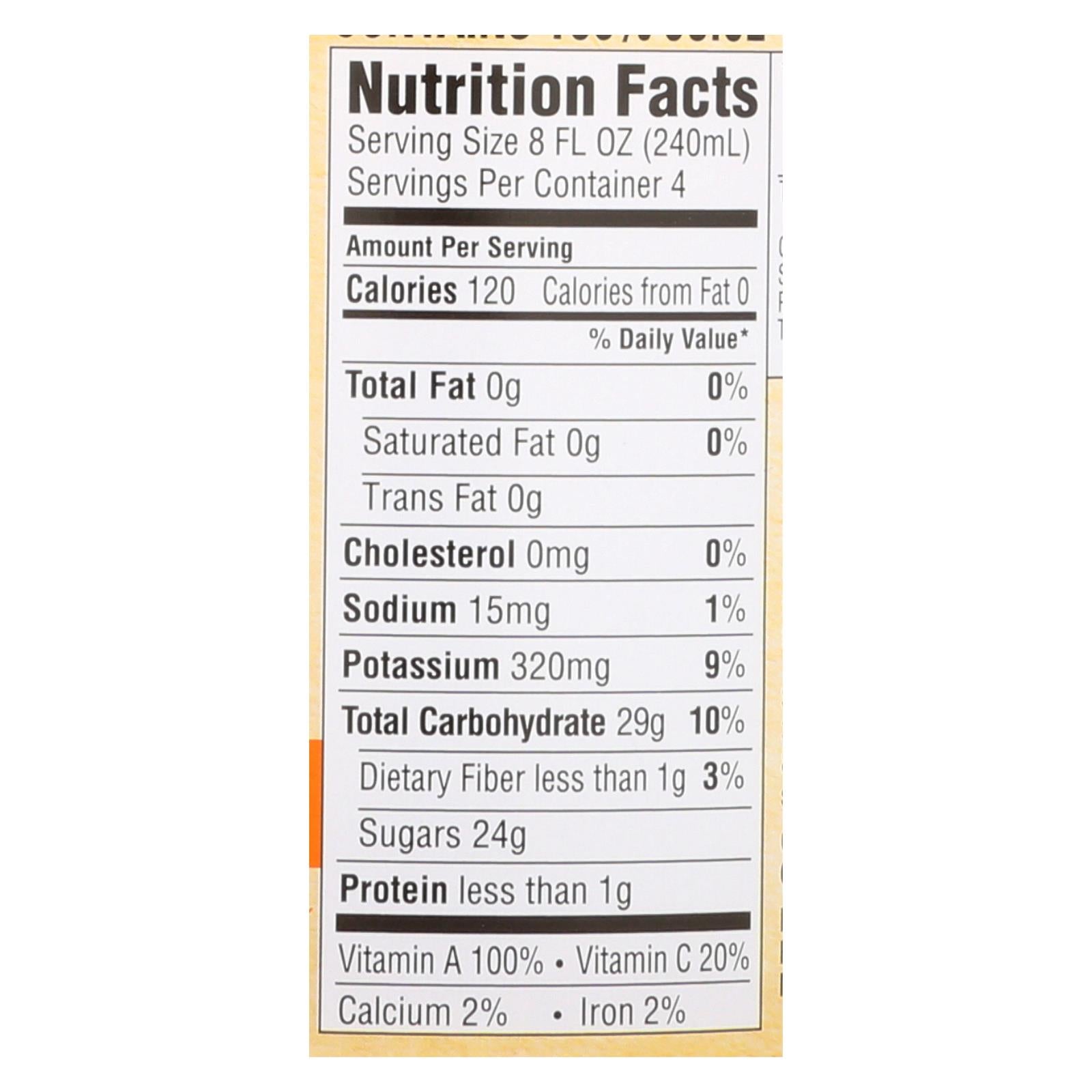 Santa Cruz Organic Orange Mango Juice  - Case of 6 - 32 FZ