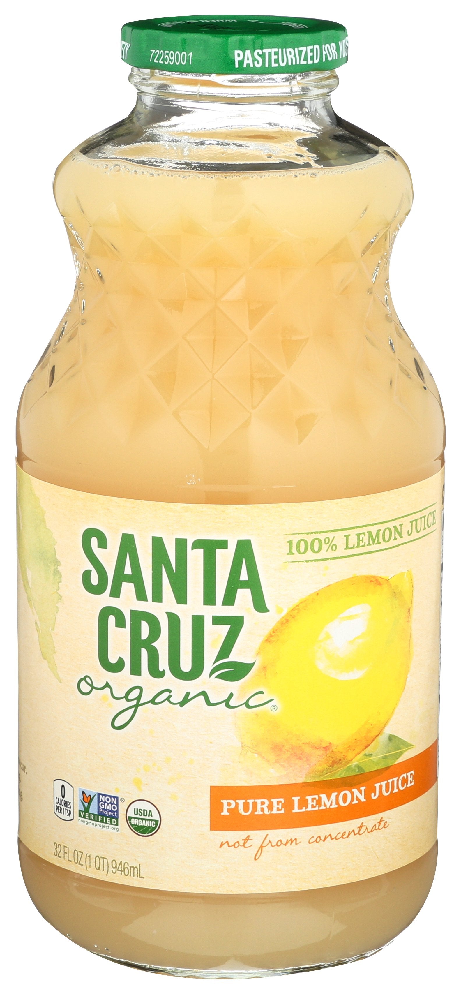 SANTA CRUZ JUICE LEMON 100% - Case of 6