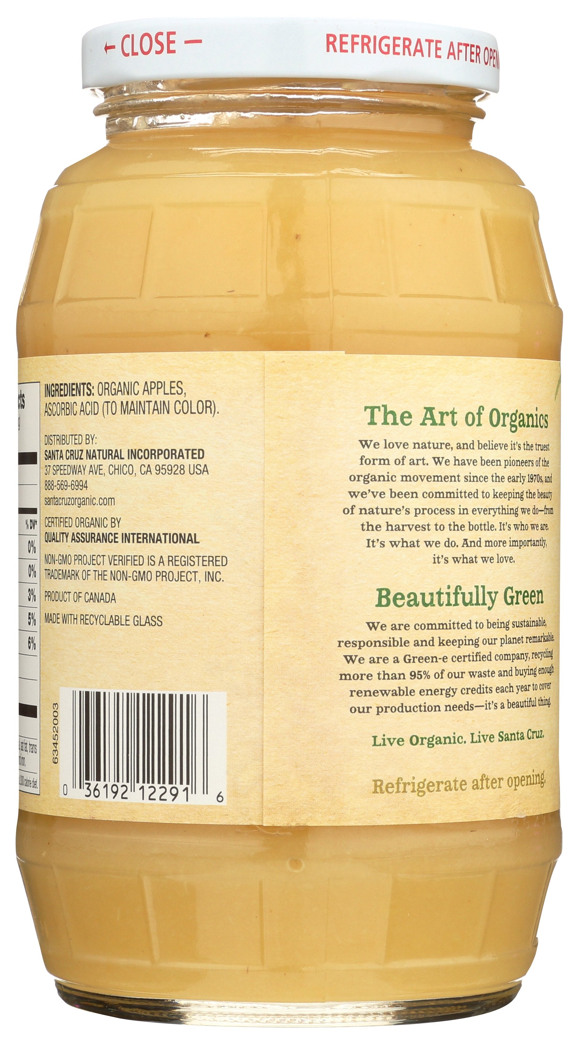 SANTA CRUZ APPLESAUCE - Case of 6