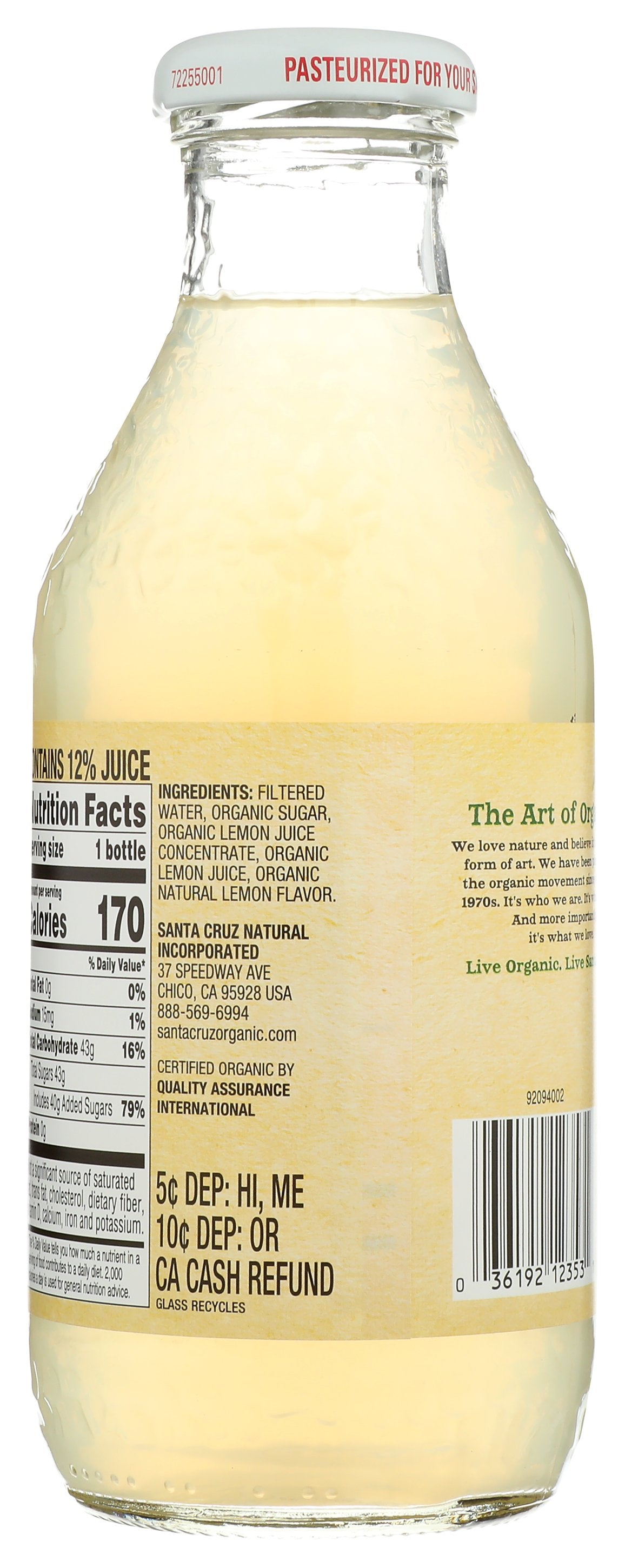 SANTA CRUZ LEMONADE - Case of 8
