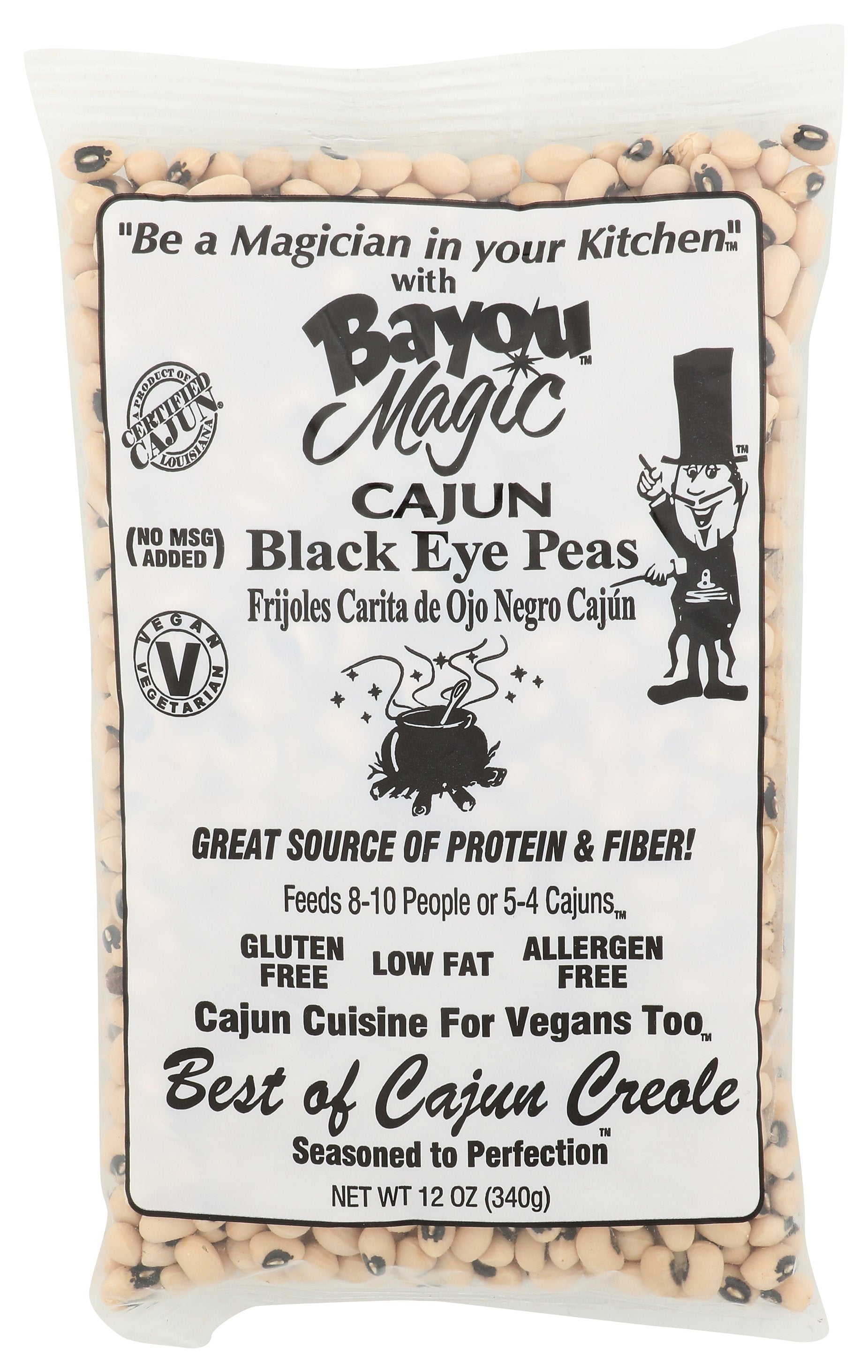 BAYOU MAGIC PEA CAJUN BLACK EYED HOT - Case of 12