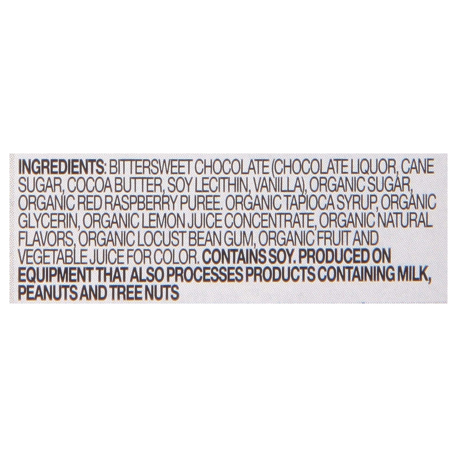 Endangered Species Chocolate - Drk Choc Raspbry Filling - CS of 12-3 OZ