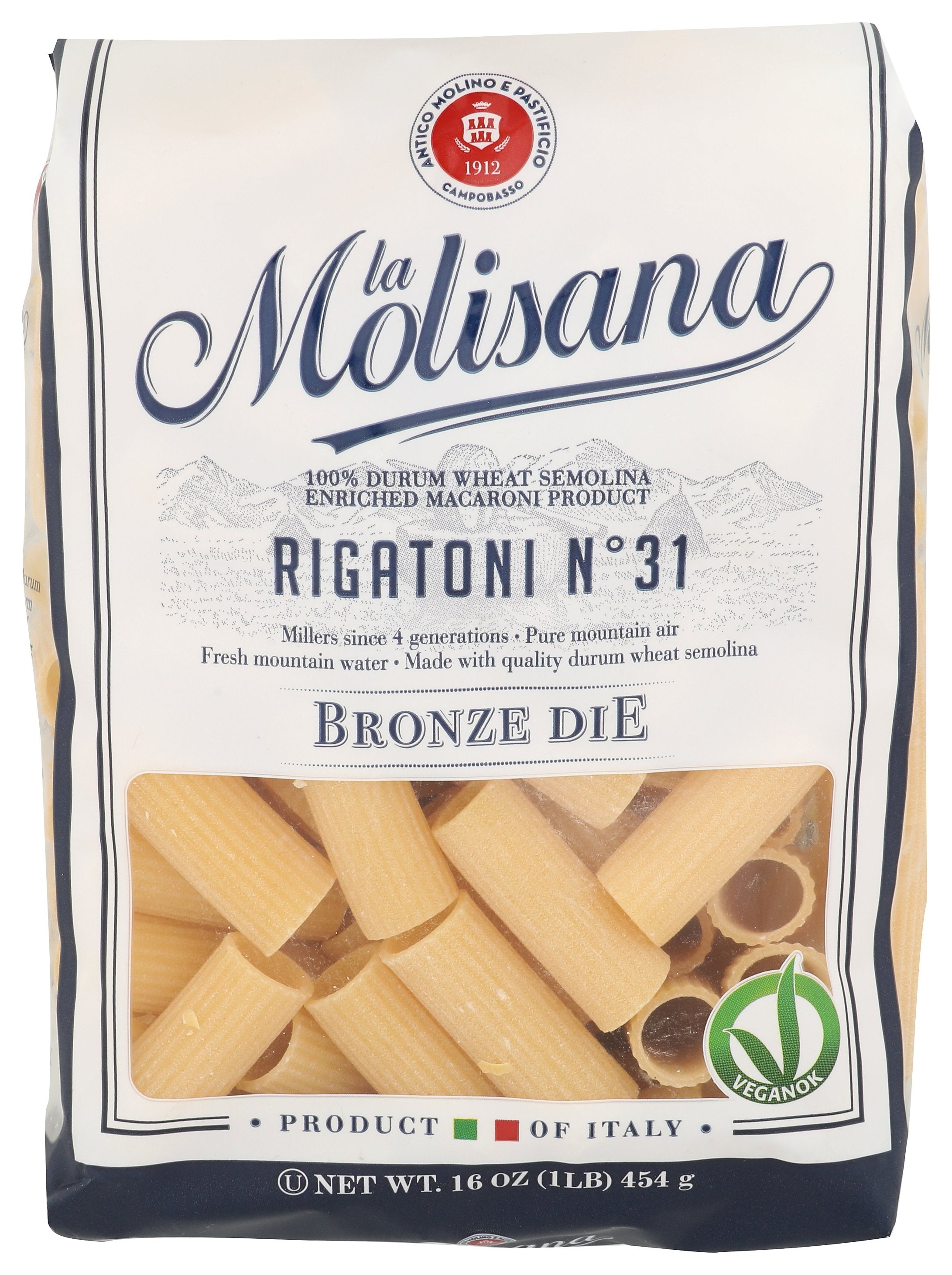 LA MOLISANA PASTA RIGATONI BRONZO - Case of 12
