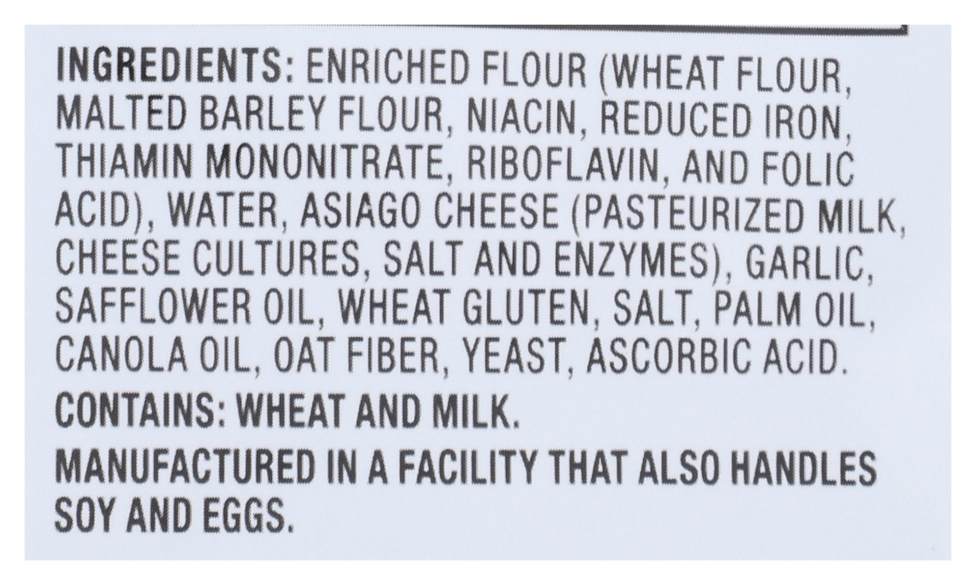 BOUDIN SOURDOUGH CRISPS ASIAGO GARLIC - Case of 11