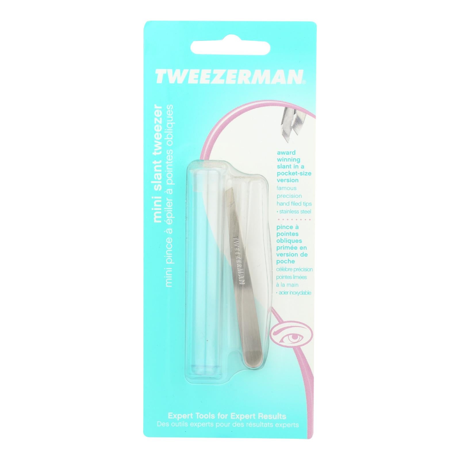 Tweezerman - Mini Slant Classic Stainless - 1 Each 1-ct