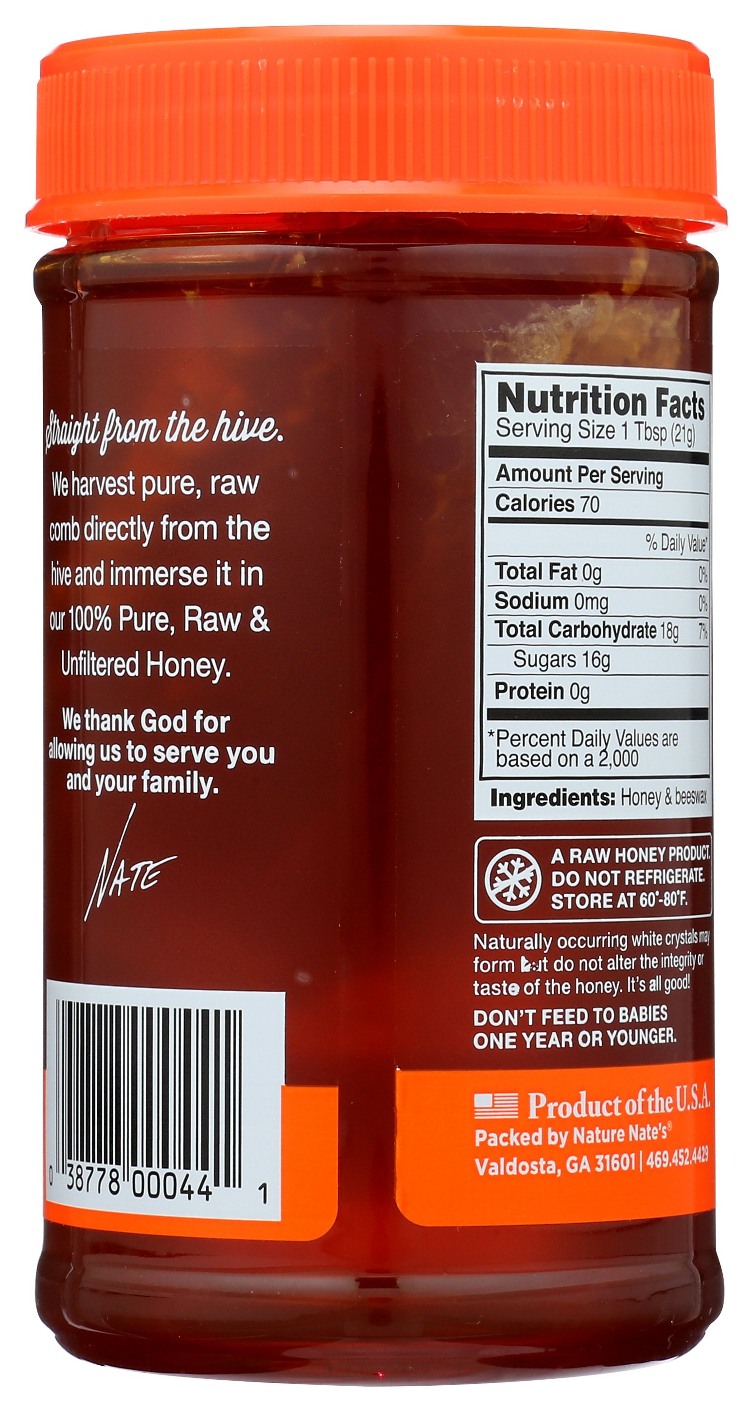 NATURE NATES HONEY W COMB CLASSIC - Case of 6
