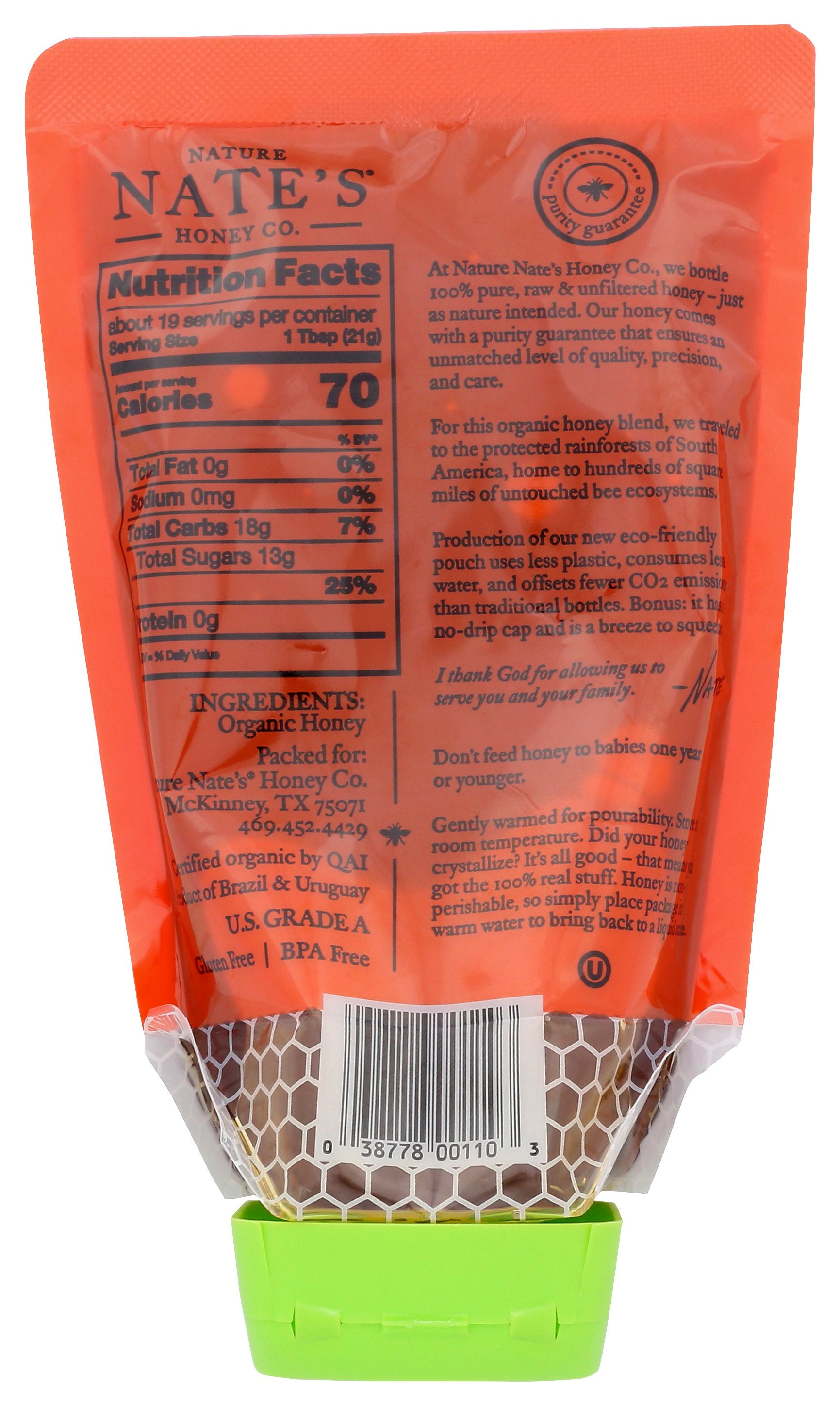 NATURE NATES HONEY POUCH - Case of 6
