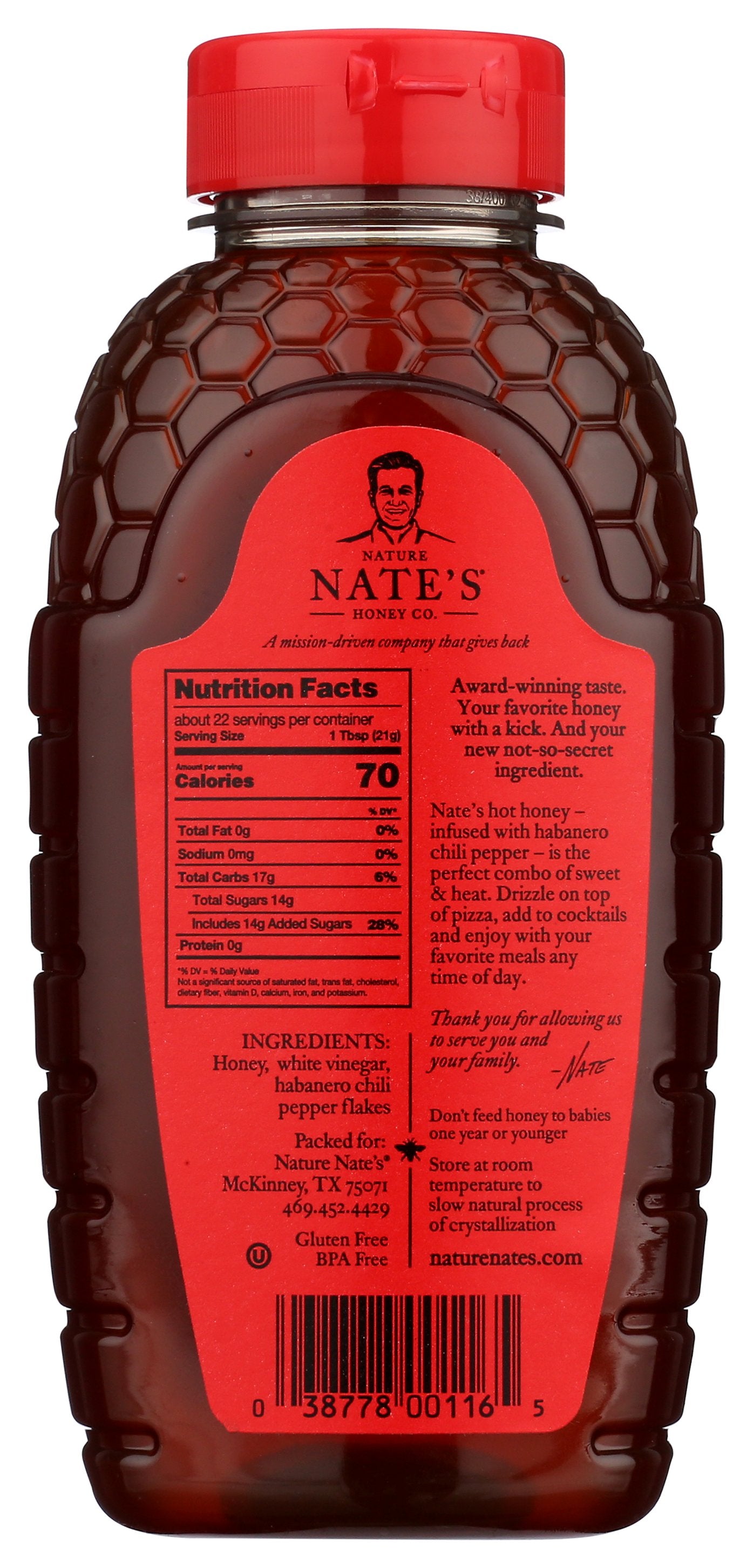 NATURE NATES HONEY HOT - Case of 6
