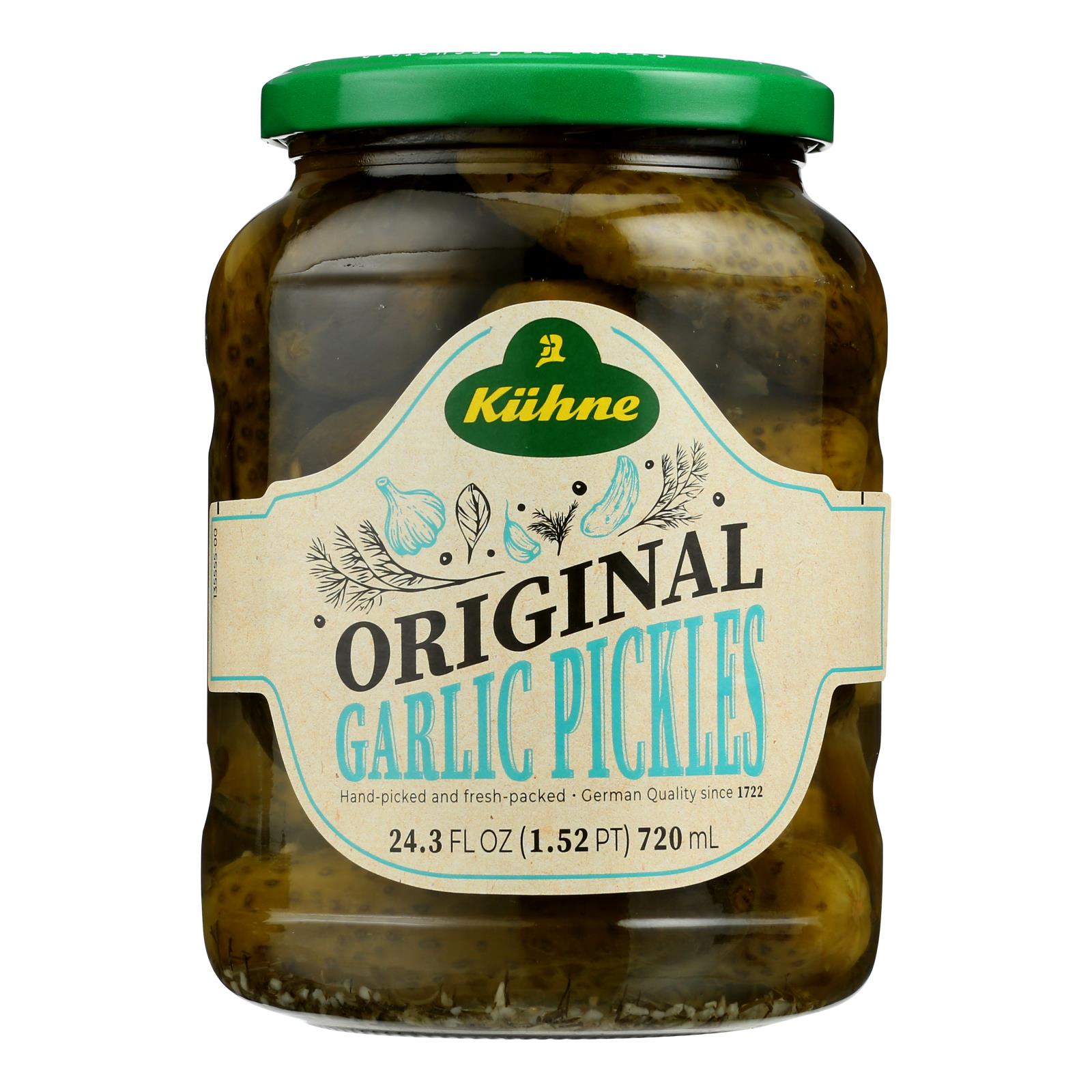 Kuhne - Pickles Craft Garlic - Case of 12-24.3 FZ