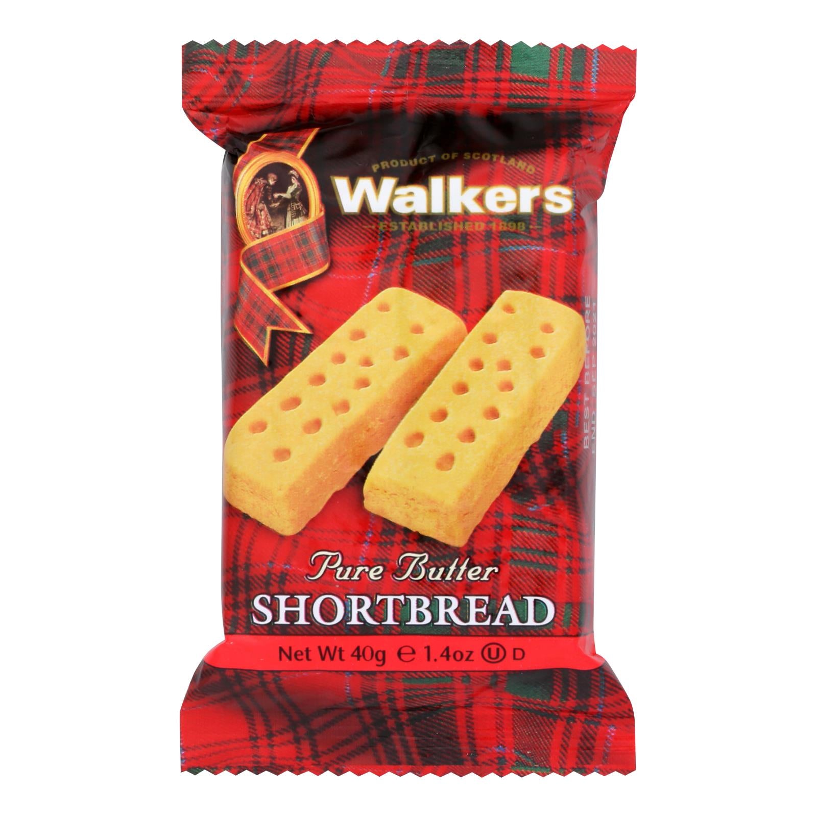 Walkers Shortbread Fingers 2 Count - Case Of 24 - 1.4 Oz