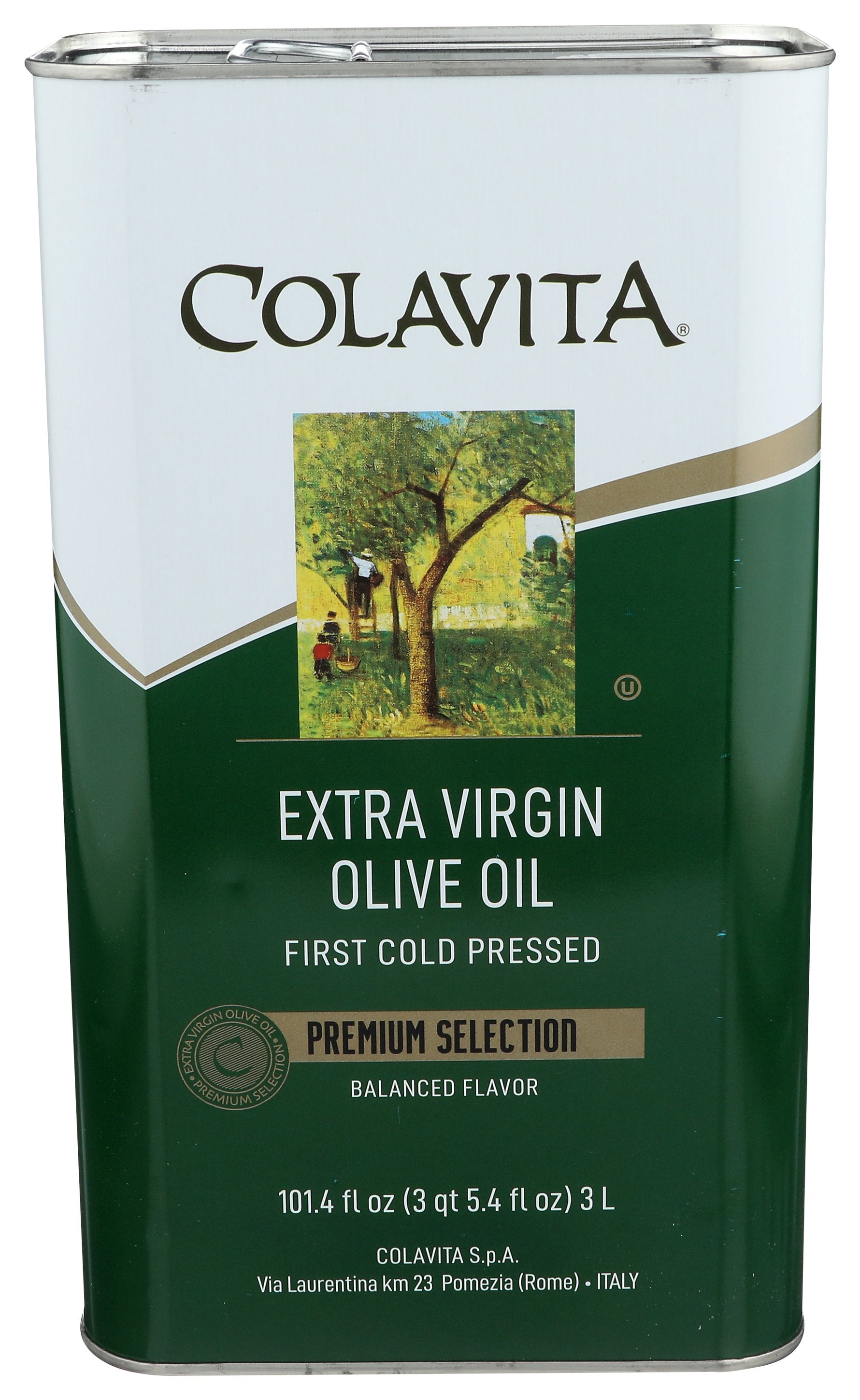 COLAVITA OIL OLIVE XVRGN 3LITER TIN - Case of 4