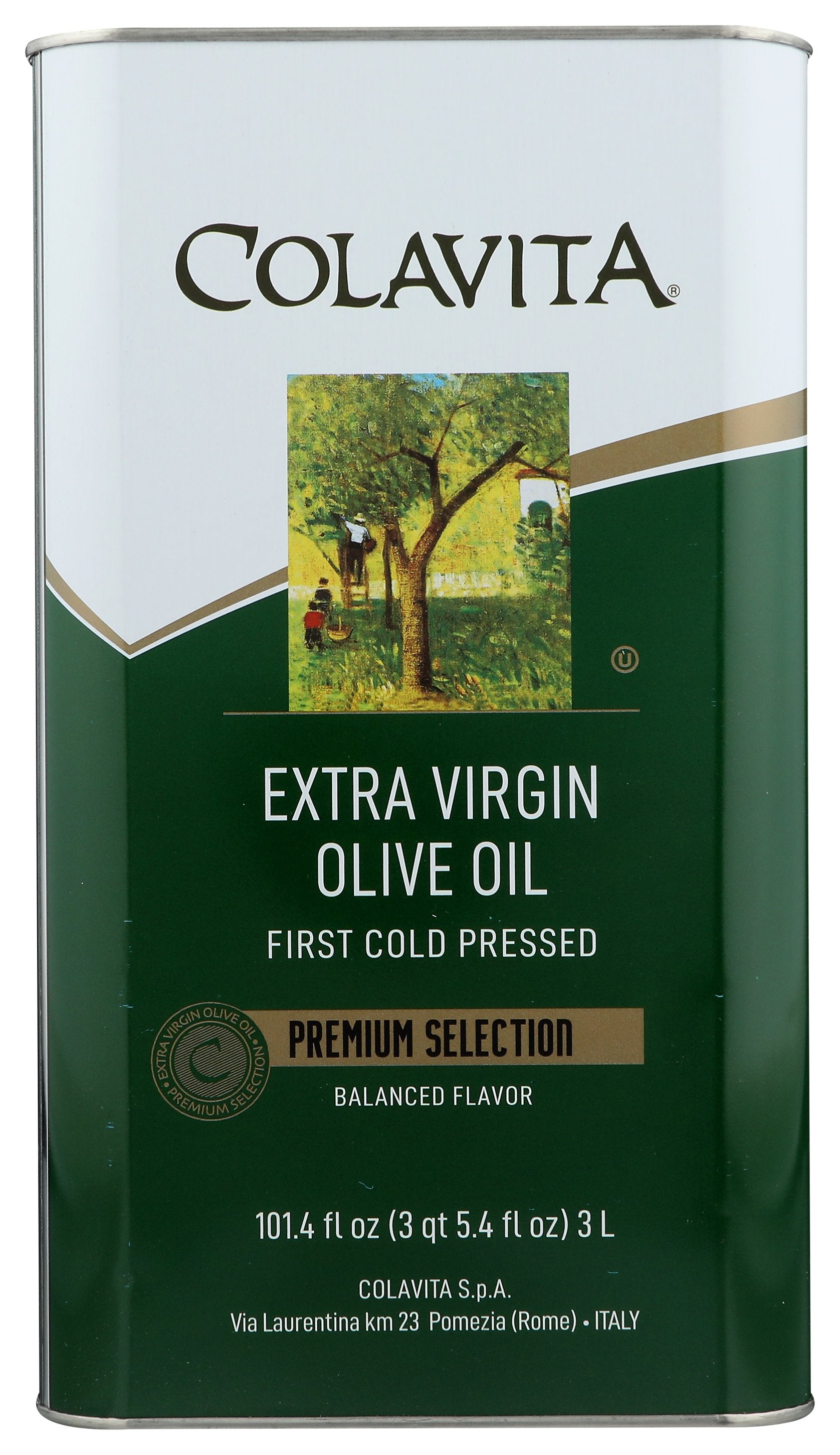 COLAVITA OIL OLIVE XVRGN 3LITER TIN - Case of 4