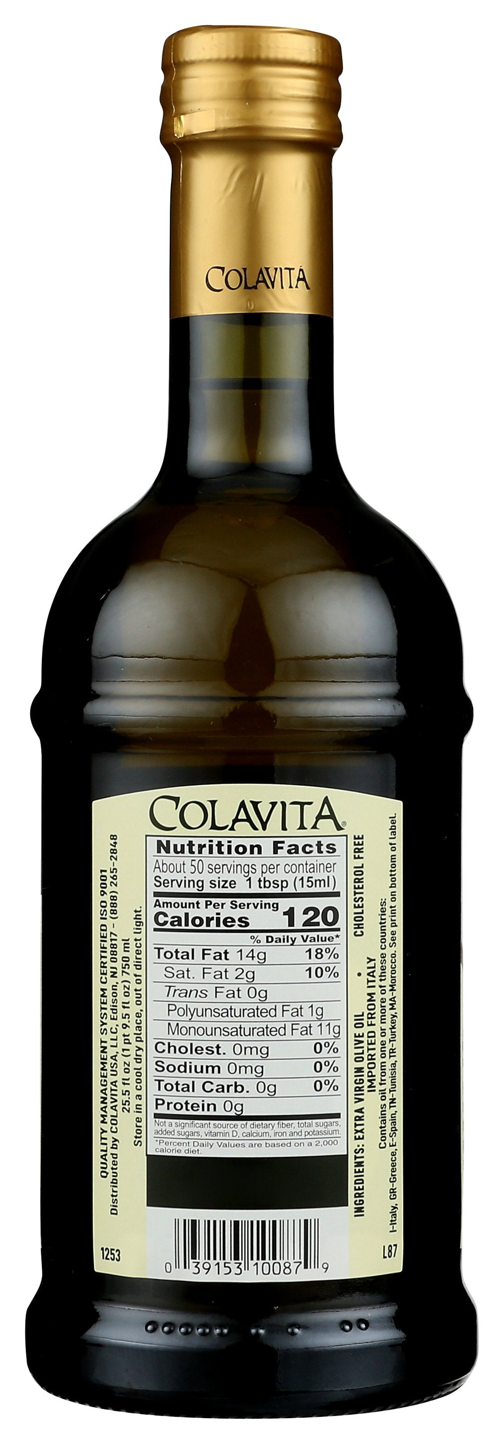 COLAVITA OIL OLIVE XVRGN PWS MEDITERRAN - Case of 6