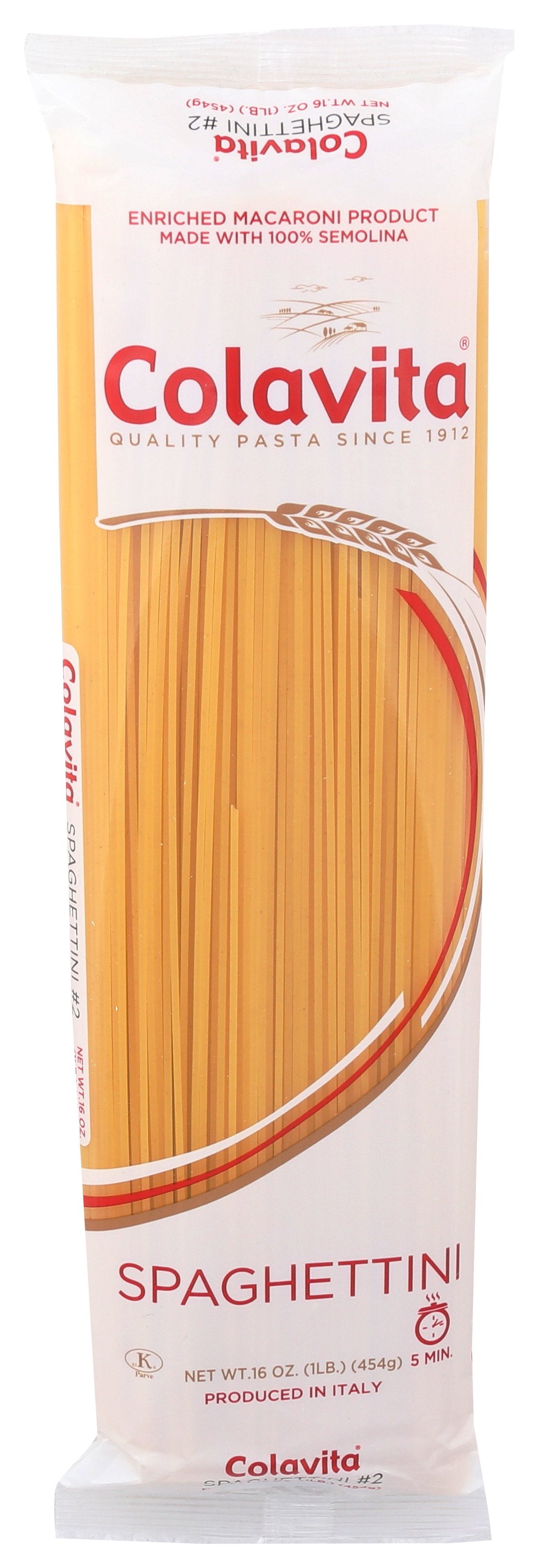 COLAVITA PASTA SPAGUETTINI - Case of 20