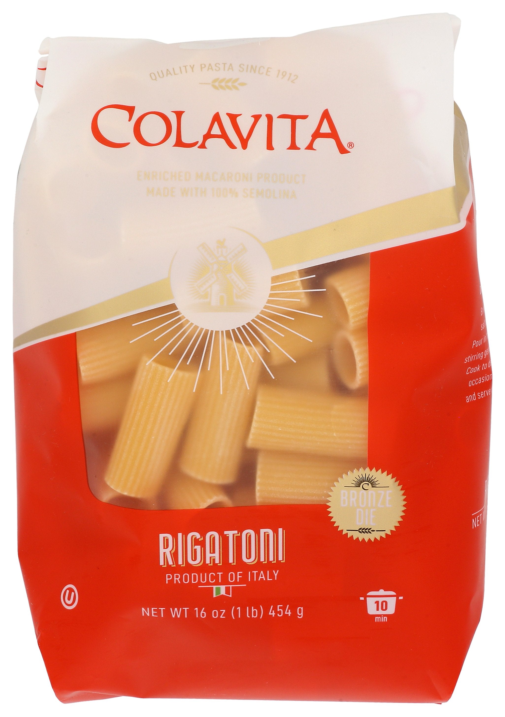 COLAVITA PASTA RIGATONI - Case of 20