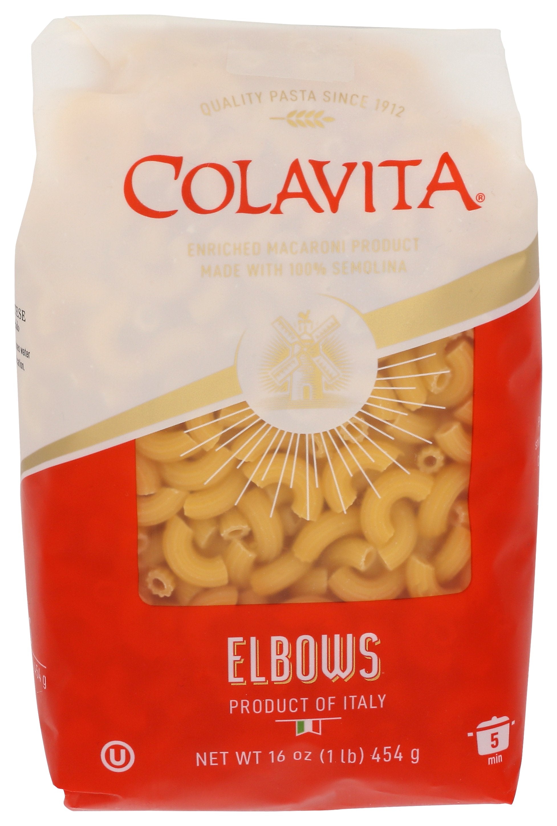 COLAVITA PASTA ELBOWS - Case of 20