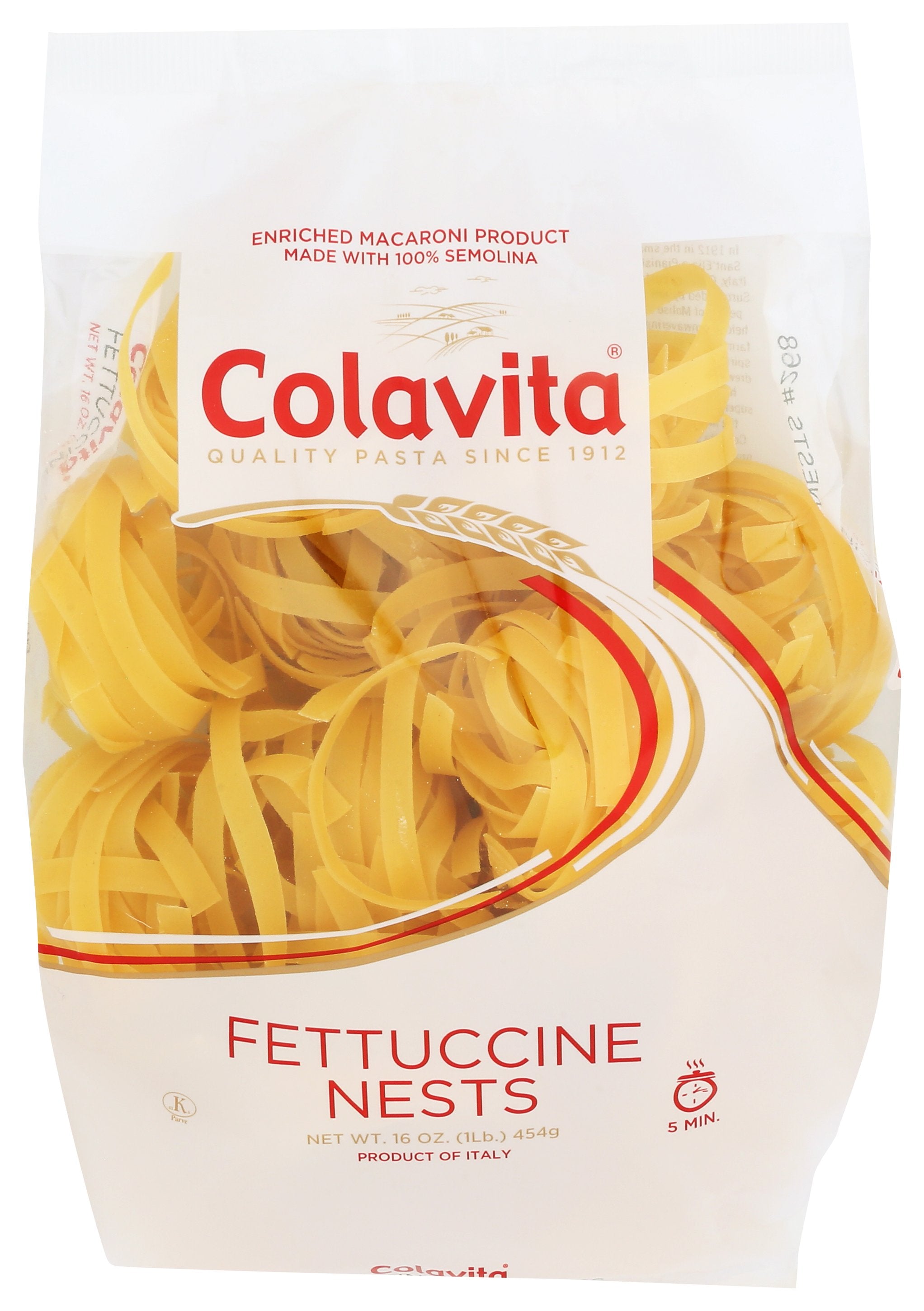 COLAVITA PASTA NEST FETTUCINE - Case of 12