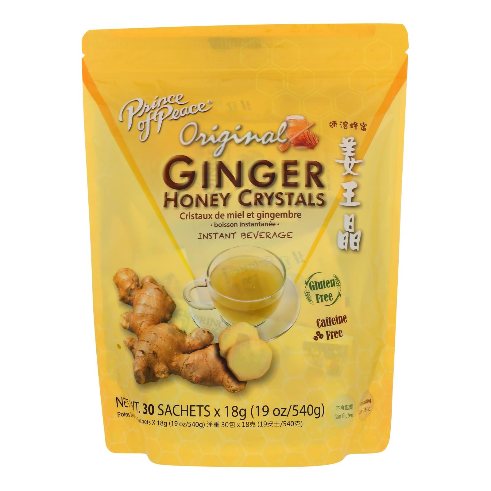 Prince of Peace Ginger Honey Crystals - 30 count