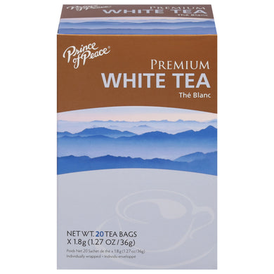Prince Of Peace Natural Premium Peony White Tea - 20 Tea Bags