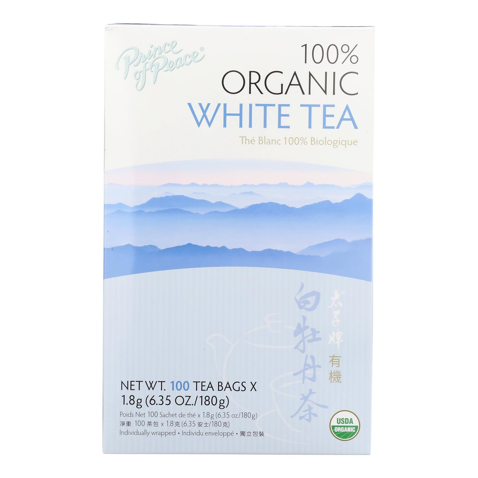 Prince of Peace - Tea Organic White - 1 Each-100 Bag