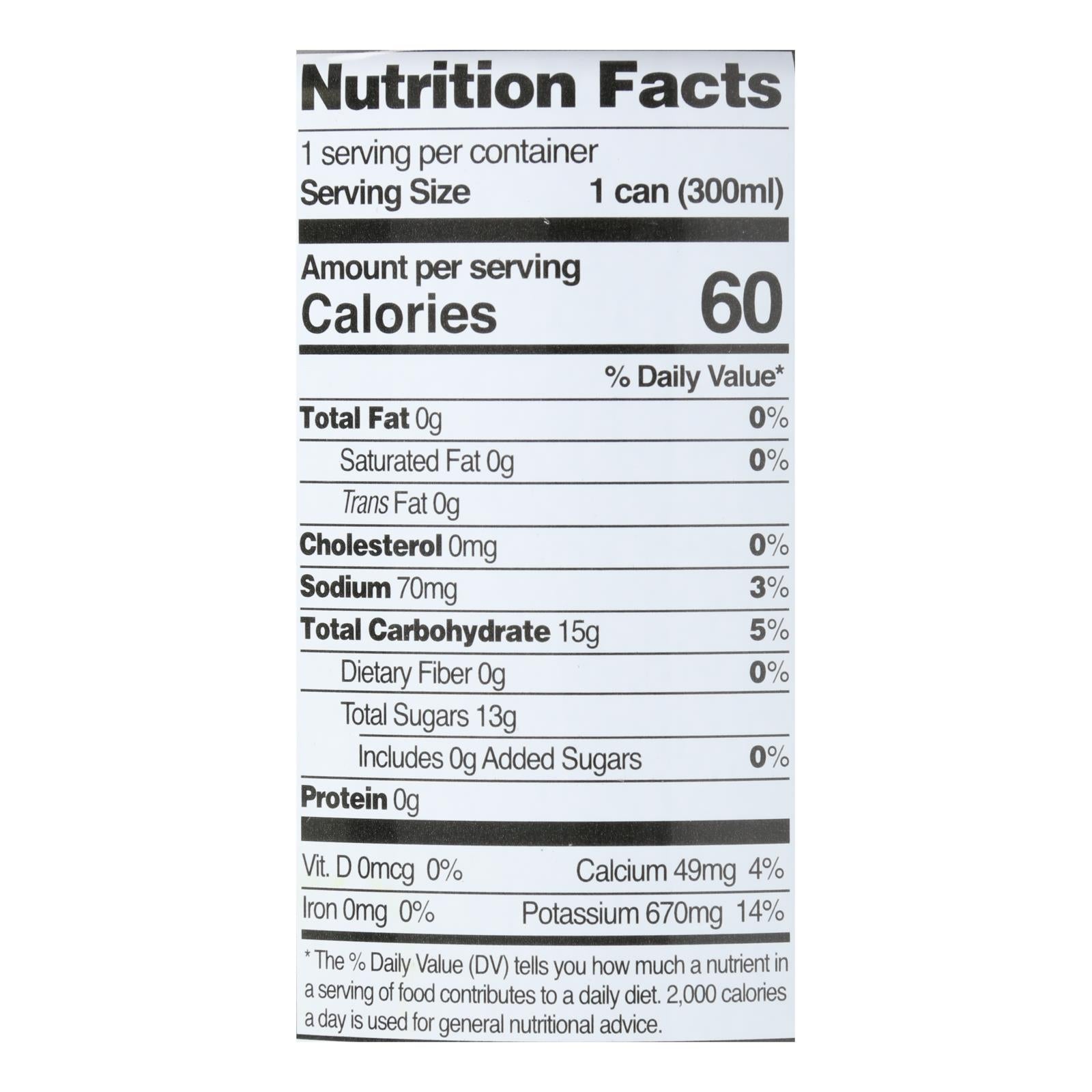 Nature Factor Organic Coconut Water - Case Of 12 - 10.1 Fl Oz.