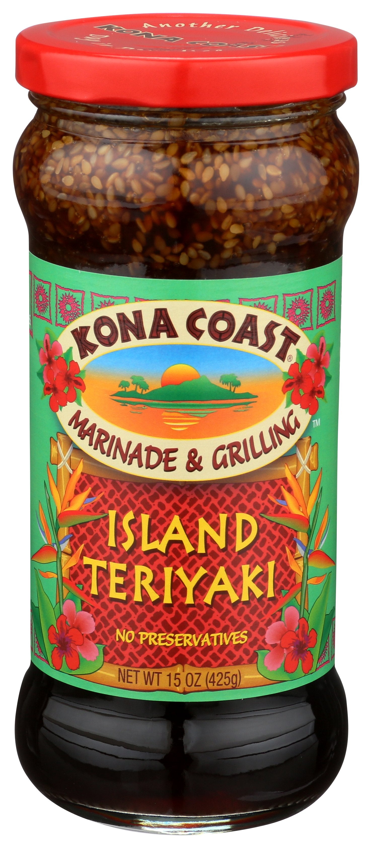 KONA COAST SAUCE TERIYAKI ISLAND - Case of 6
