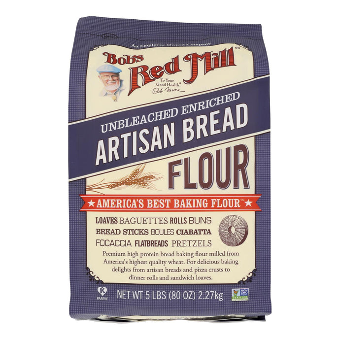 Bob's Red Mill - Artisan Bread Flour - 5 Lb - Case Of 4