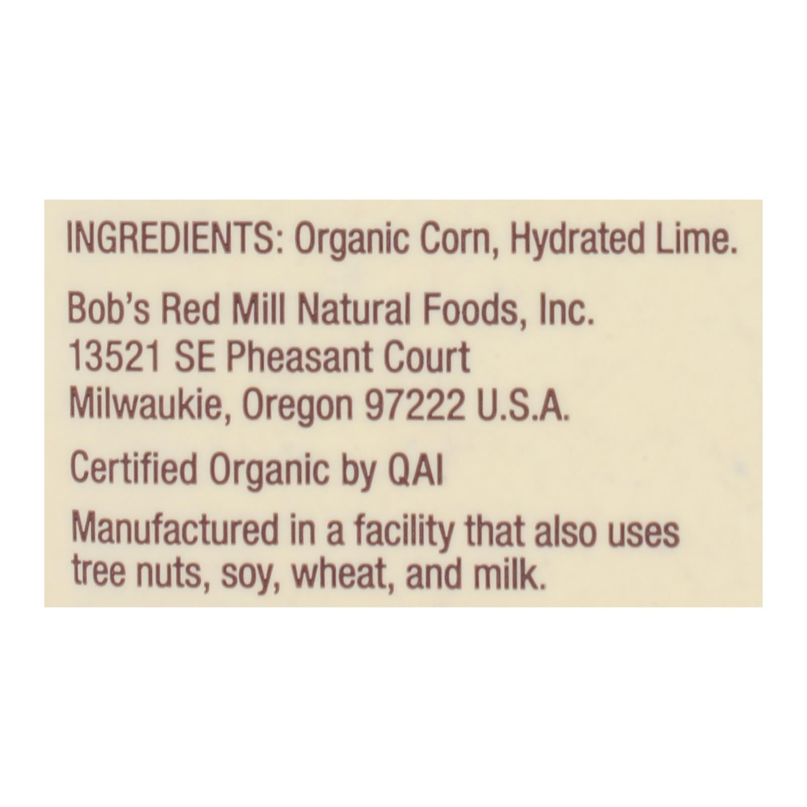 Bob's Red Mill Organic Masa Harina Flour, 4 Pack, 24 oz