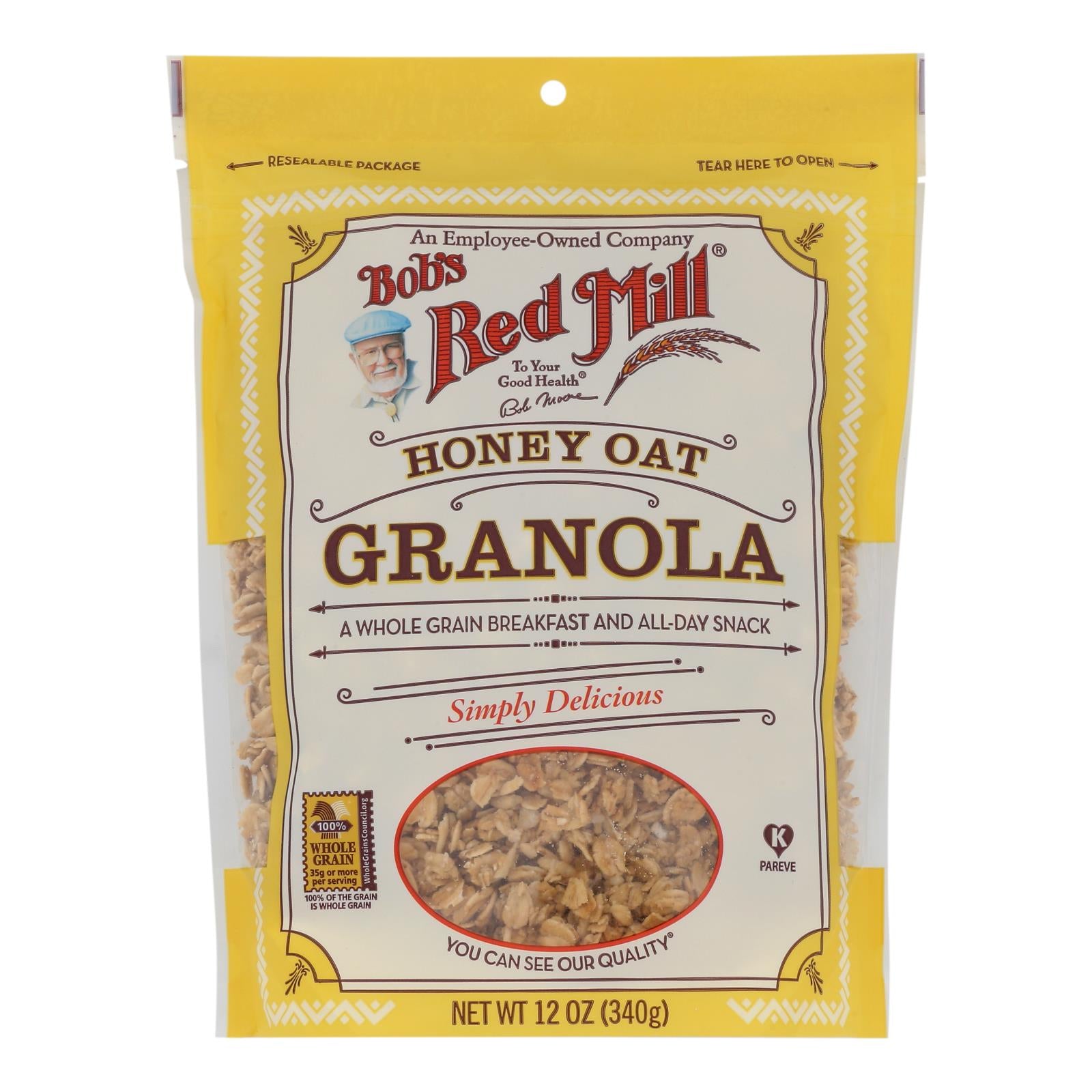 Bob's Red Mill - Honey Oat Granola - 12 Oz - Case Of 4