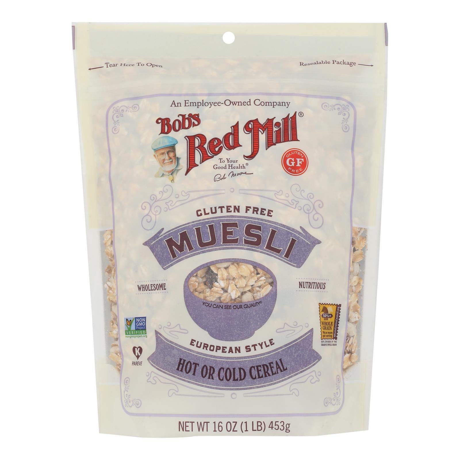 Bob's Red Mill - Muesli Gluten Free - European Style - Case Of 4-16 Oz