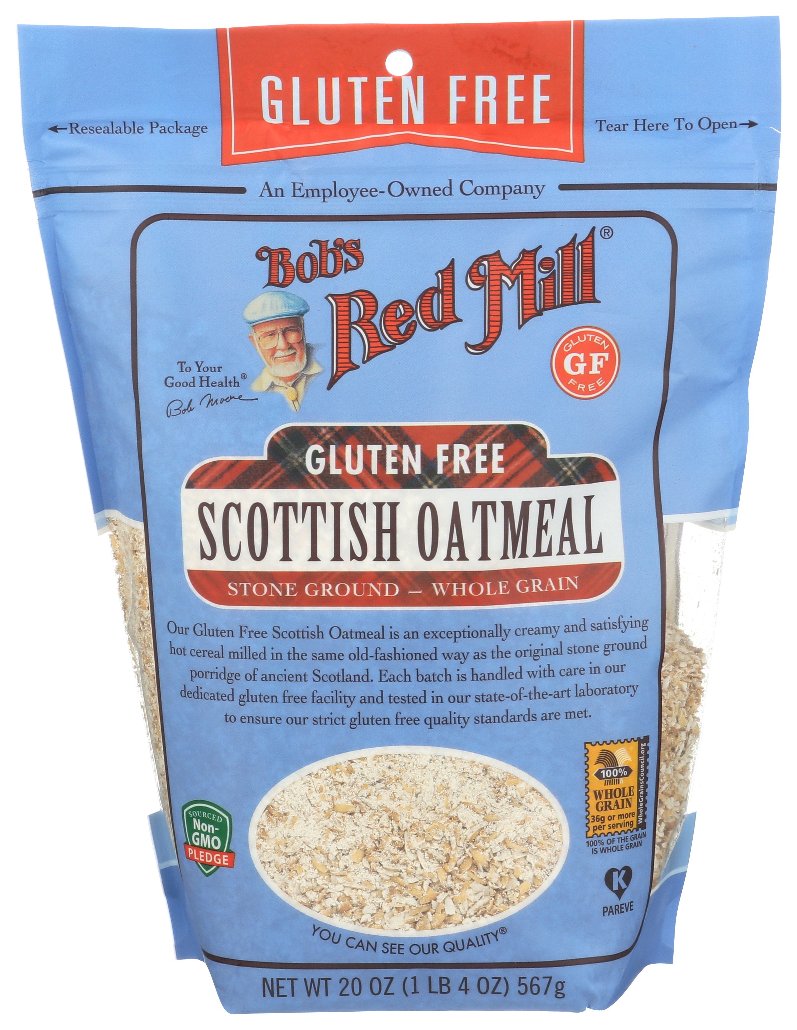 BOBS RED MILL OATMEAL SCOTTISH - Case of 4