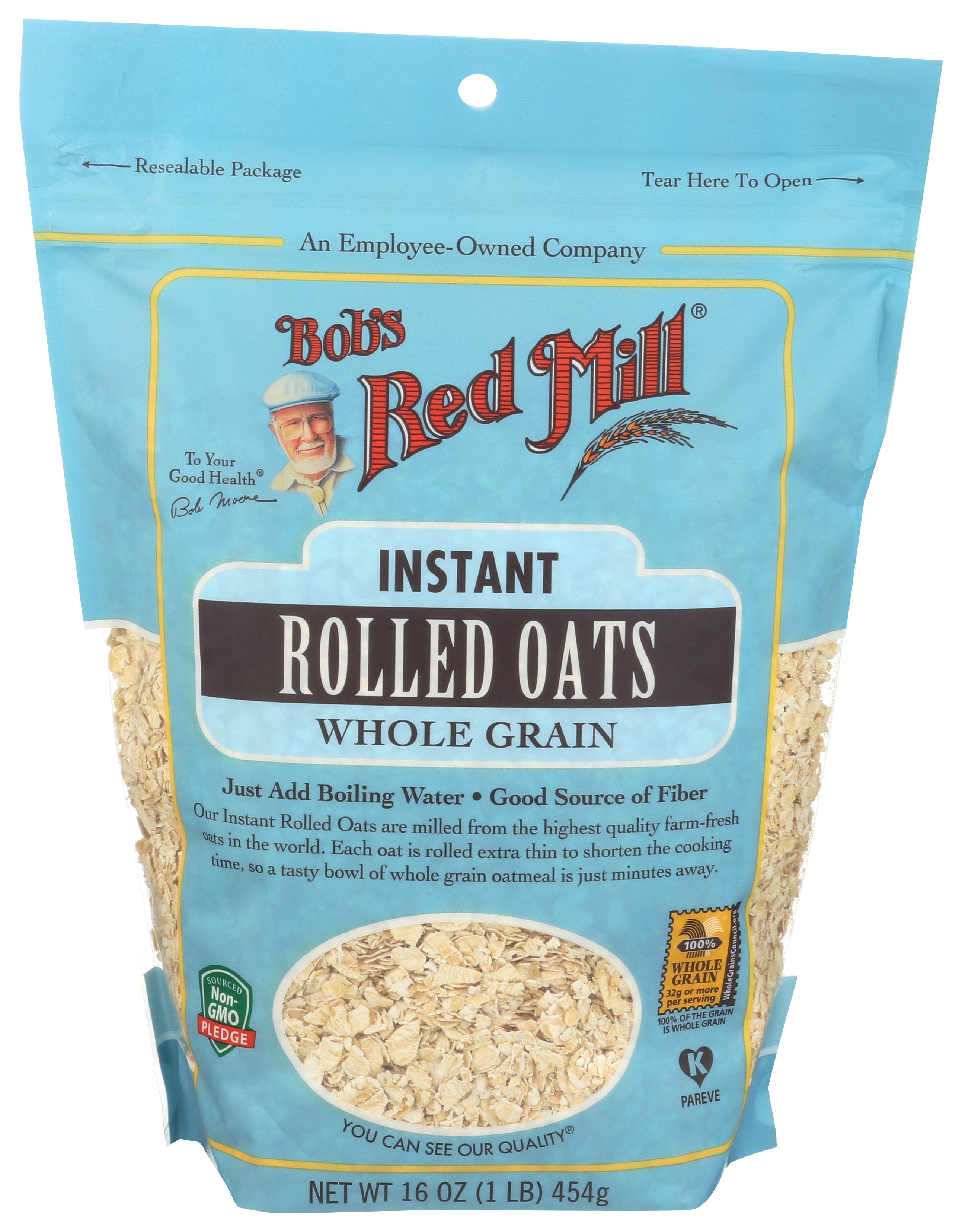 BOBS RED MILL OATS ROLLED INSTANT - Case of 4