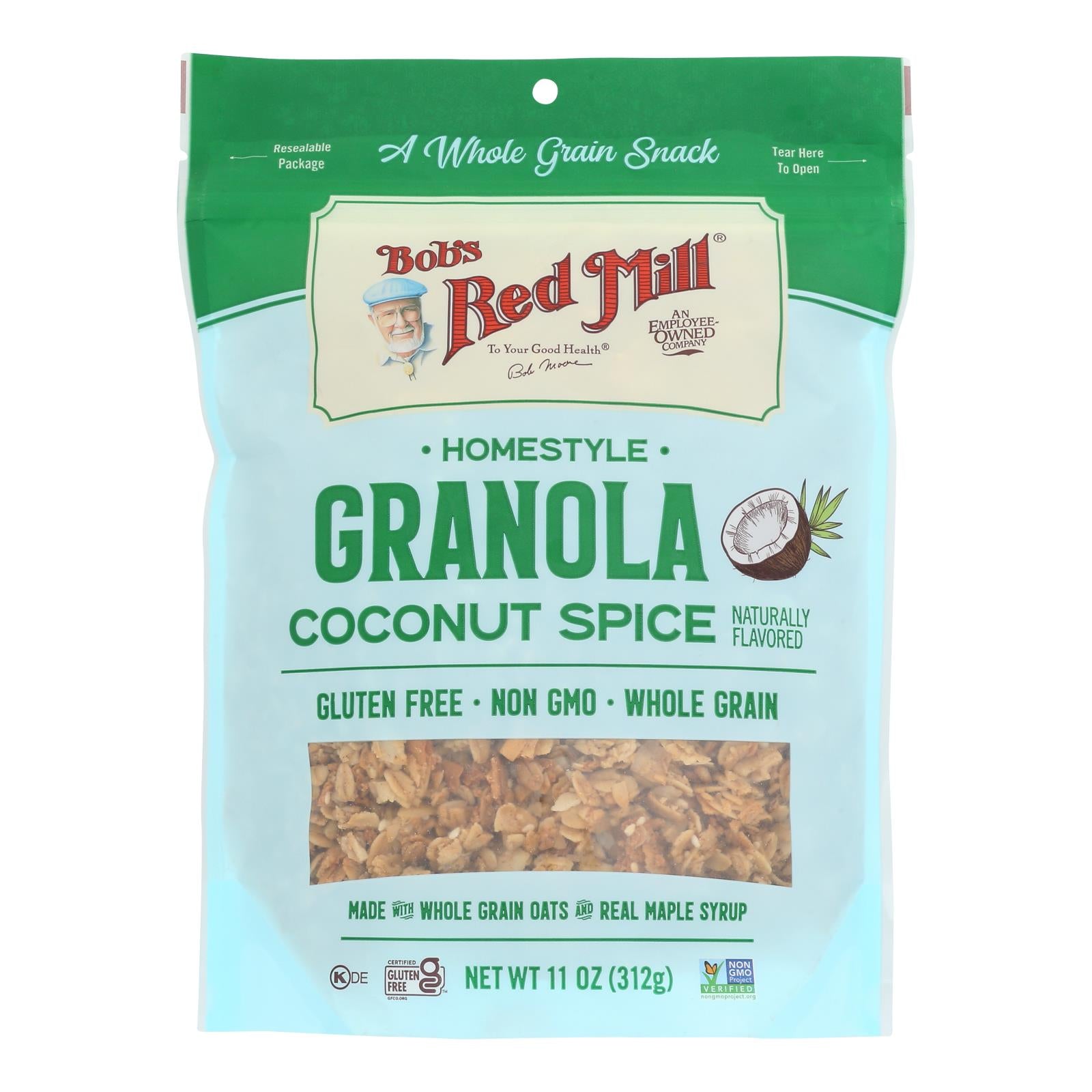 Bob's Red Mill - Granola Coconut Spice - Case of 6 - 11 OZ